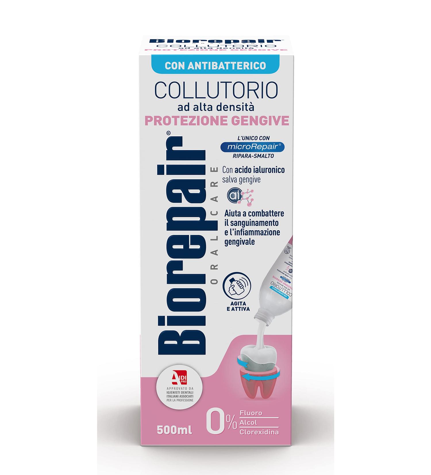 Biorepair Gum Protection Collutorio 500ml/16.91 fl.oz - Oral Care Solution - Buy Online on GoSupps.com
