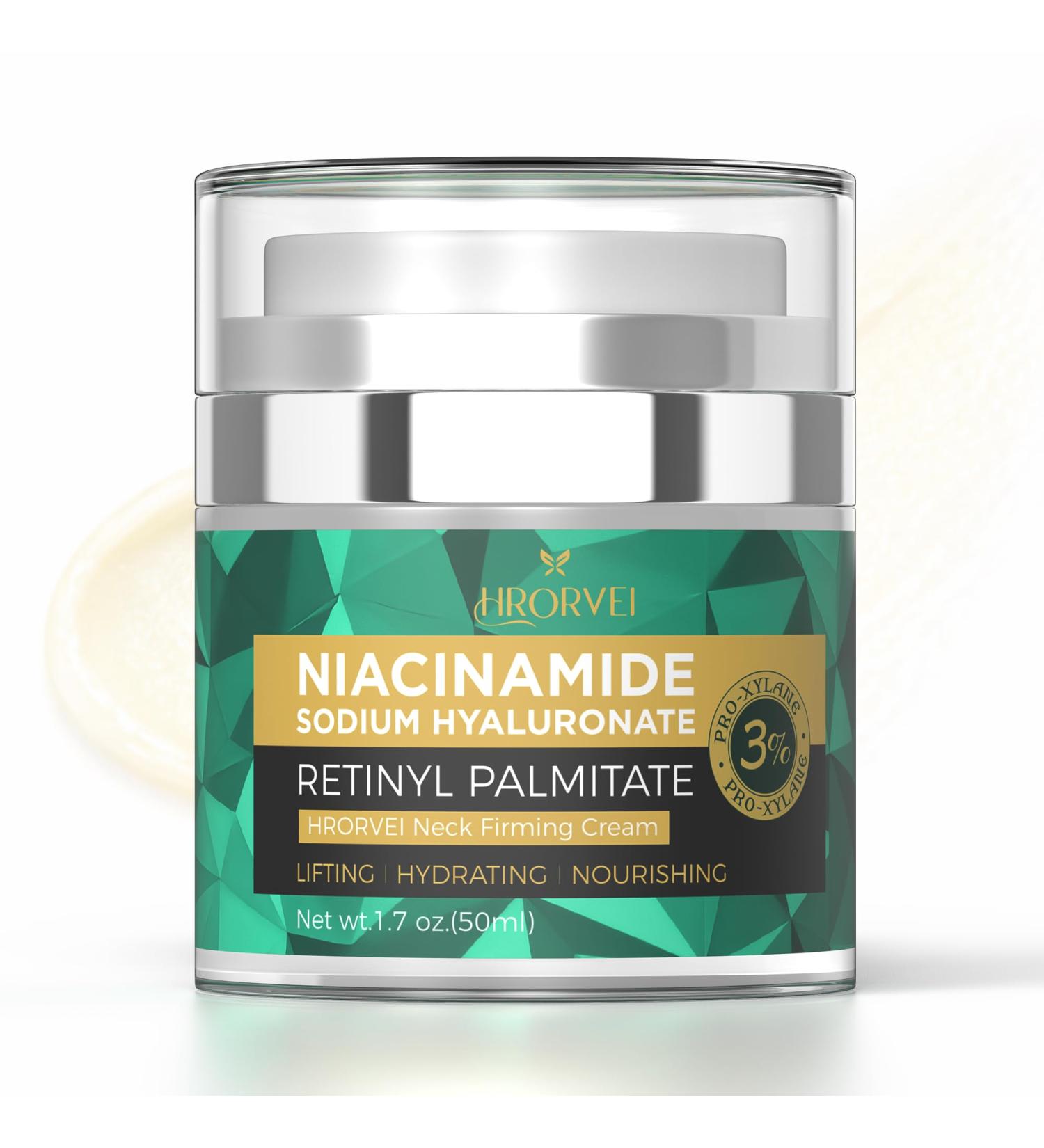 Hrorvei Neck Cream Retinol Collagen Anti Aging Wrinkle Cream For Women Mens Neck Chest Firming And Tightening Overnight Hyaluronic Acid Face Moisturizer 1.7 fl.oz - Buy Online on GoSupps.com