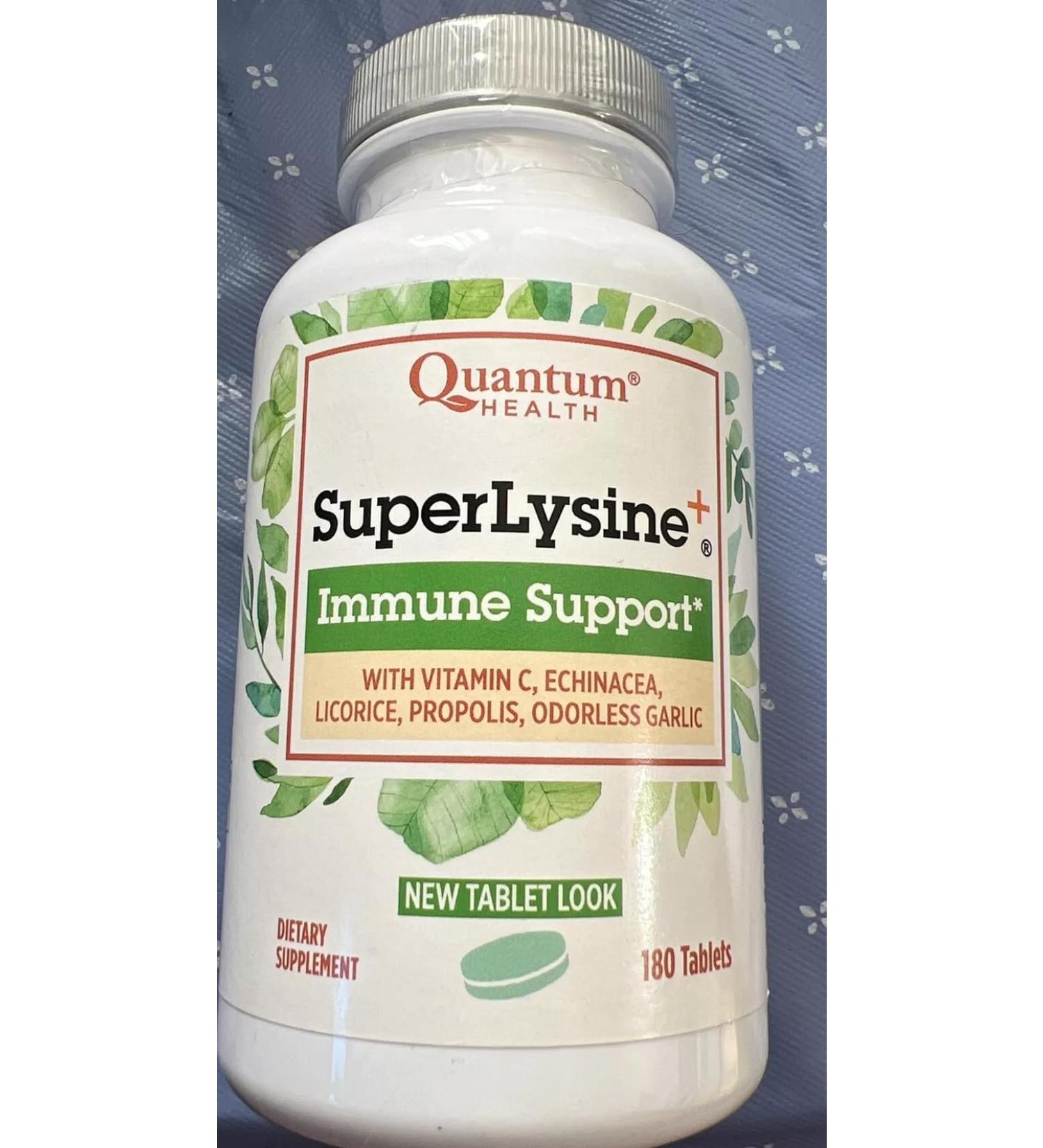 Quantum Super Lysine 180 Tabs 1 Bottle - Buy Online on GoSupps.com