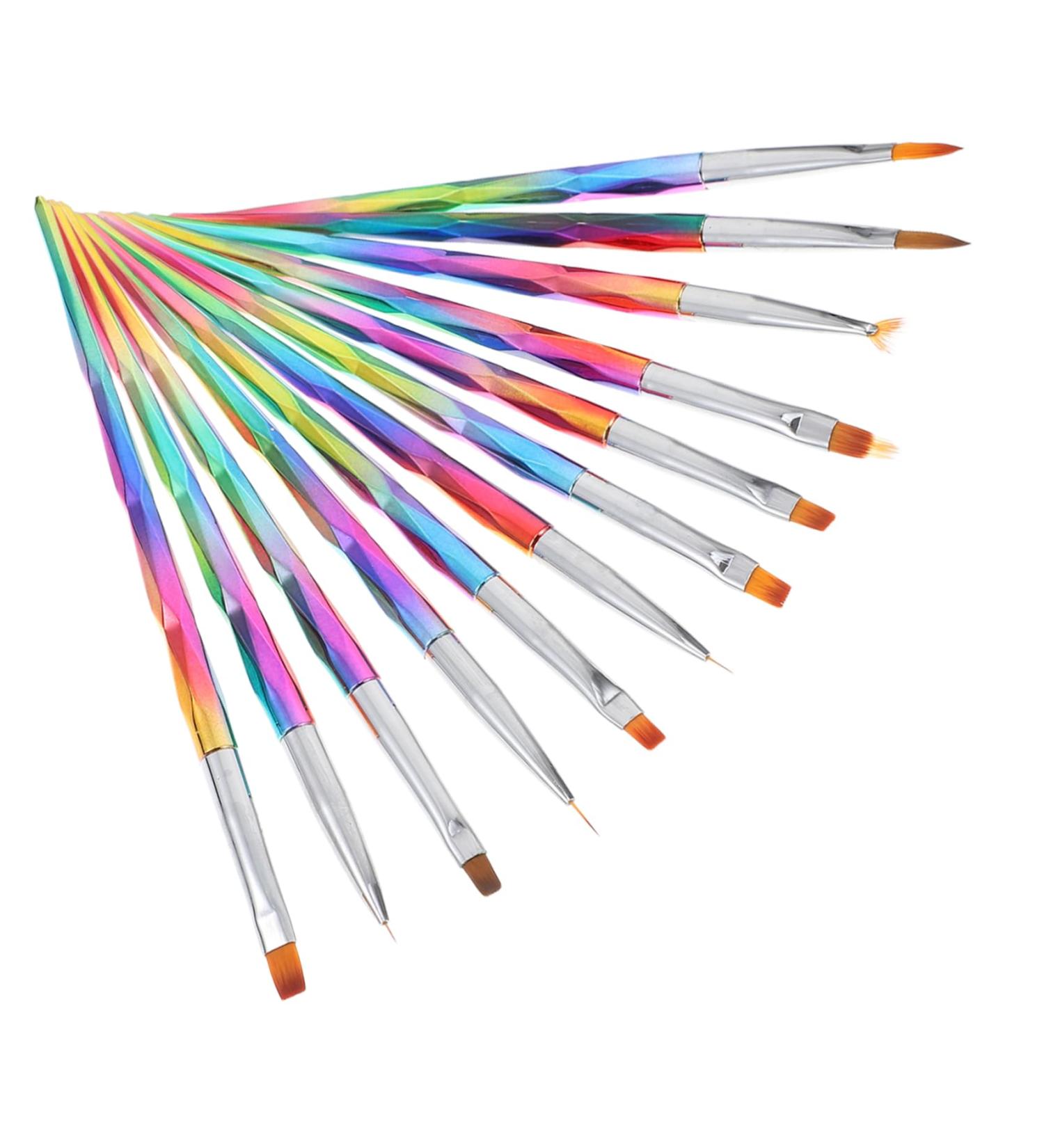 FRCOLOR Sequin Eyelashes nail brush Nail Design gradient nail painting brush cuticle nail cleaning brush nail liner Polish Nail Brush Nail Painting Pull copper Essential Oil Car Freshener - Buy Online on GoSupps.com