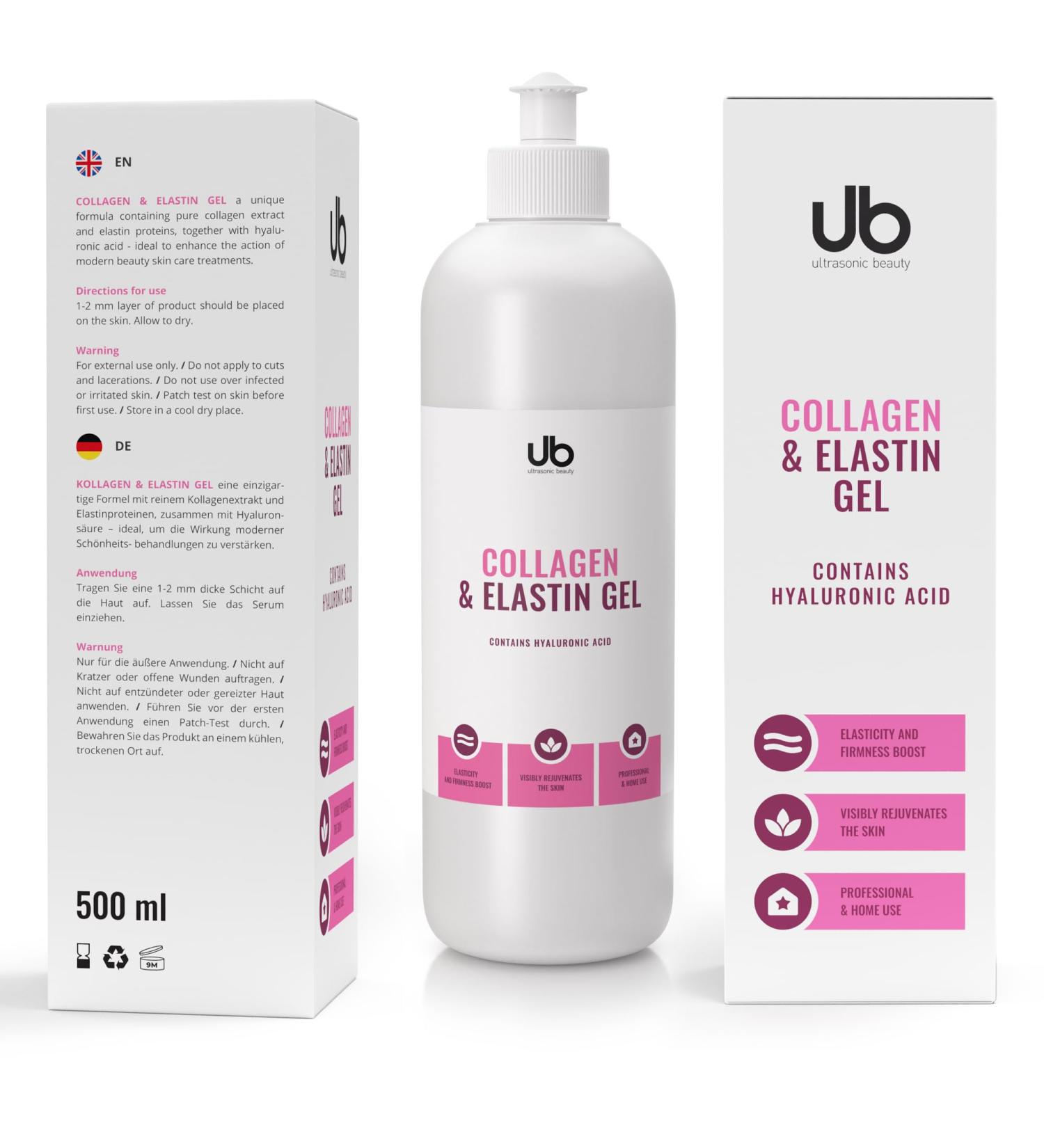 UB Collagen and Elastin Gel - Anti-aging Serum - Moisturizing and firming skin - Increases the effectiveness of treatments - Buy Online on GoSupps.com