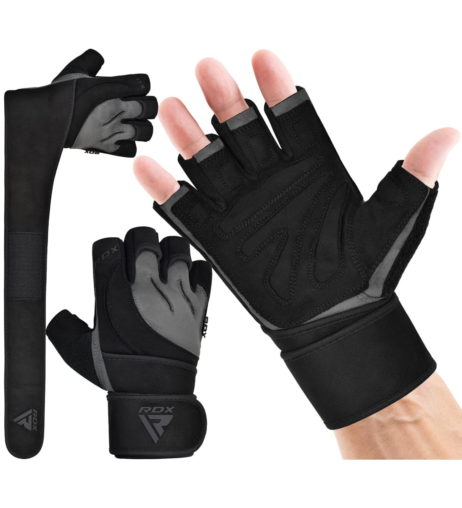 RDX Fitness Gloves for Men & Women | Strength Training & Weightlifting Wrist Protection | Non-Slip Gym Workout Gear - Buy Online on GoSupps.com