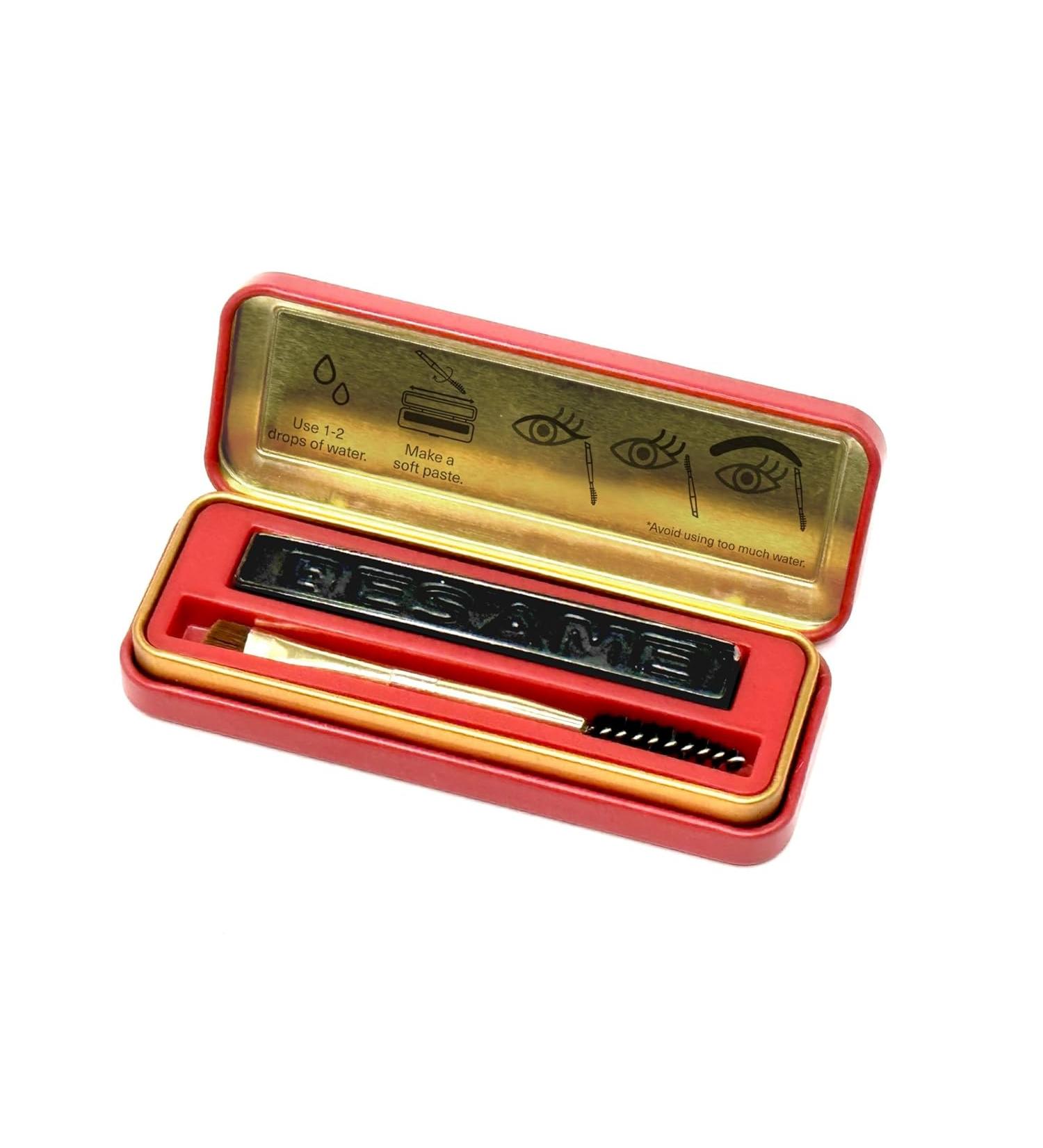 Besame Cosmetics Black Cake Mascara - 3-in-1 Volume & Length Eye Makeup Set - Buy Online on GoSupps.com