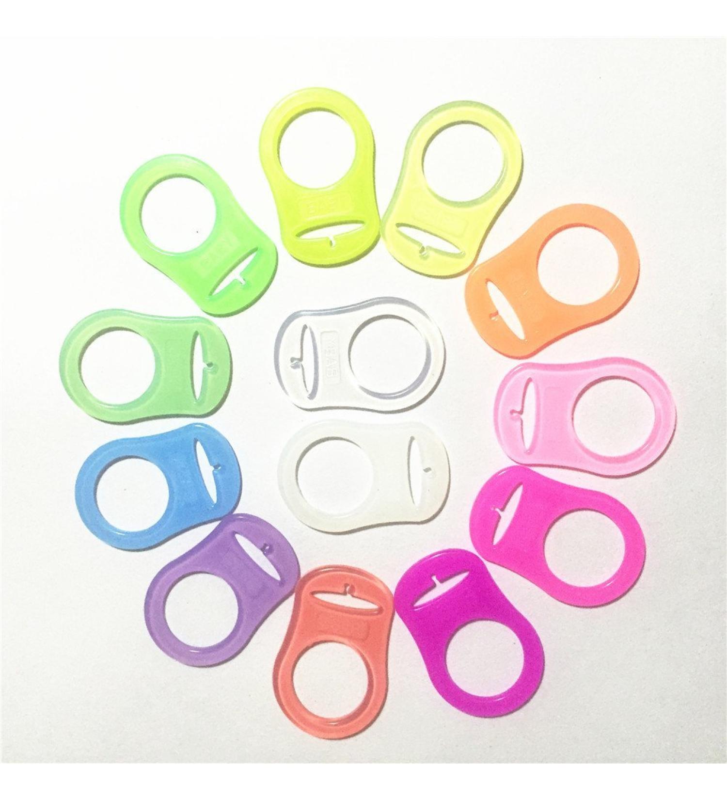 Silicone Pacifier Adapter | Baby Pacifier Holder (No Fastening Ring) - Blue - Buy Online on GoSupps.com