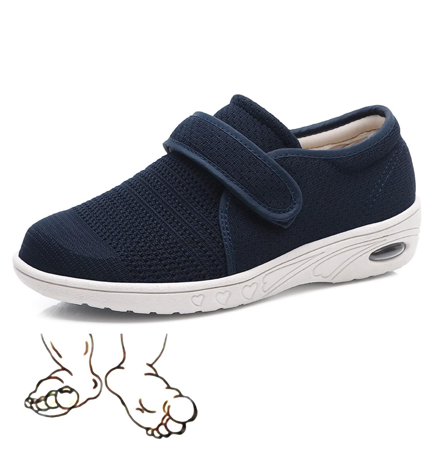 TDHLW Diabetic Shoes for Women Men - Orthopedic Air Cushion Slip-On Walking Shoes for Swollen Feet - Comfortable Orthopaedic Diabetic Slippers - Adjustable and Wide Fit - 4.5 G - Buy Online on GoSupps.com