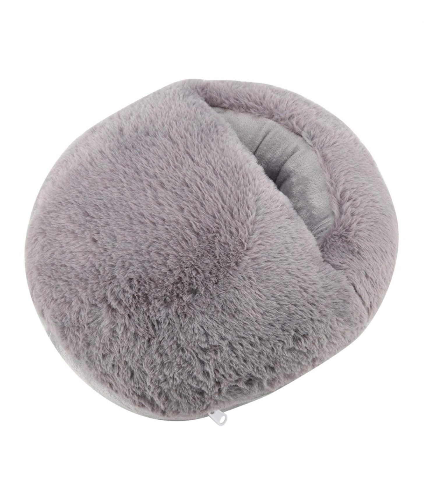 Yuecoom Electric Foot Warmer - USB Heated Cushion Slippers for Winter Comfort | Gray | International Shipping - Buy Online on GoSupps.com