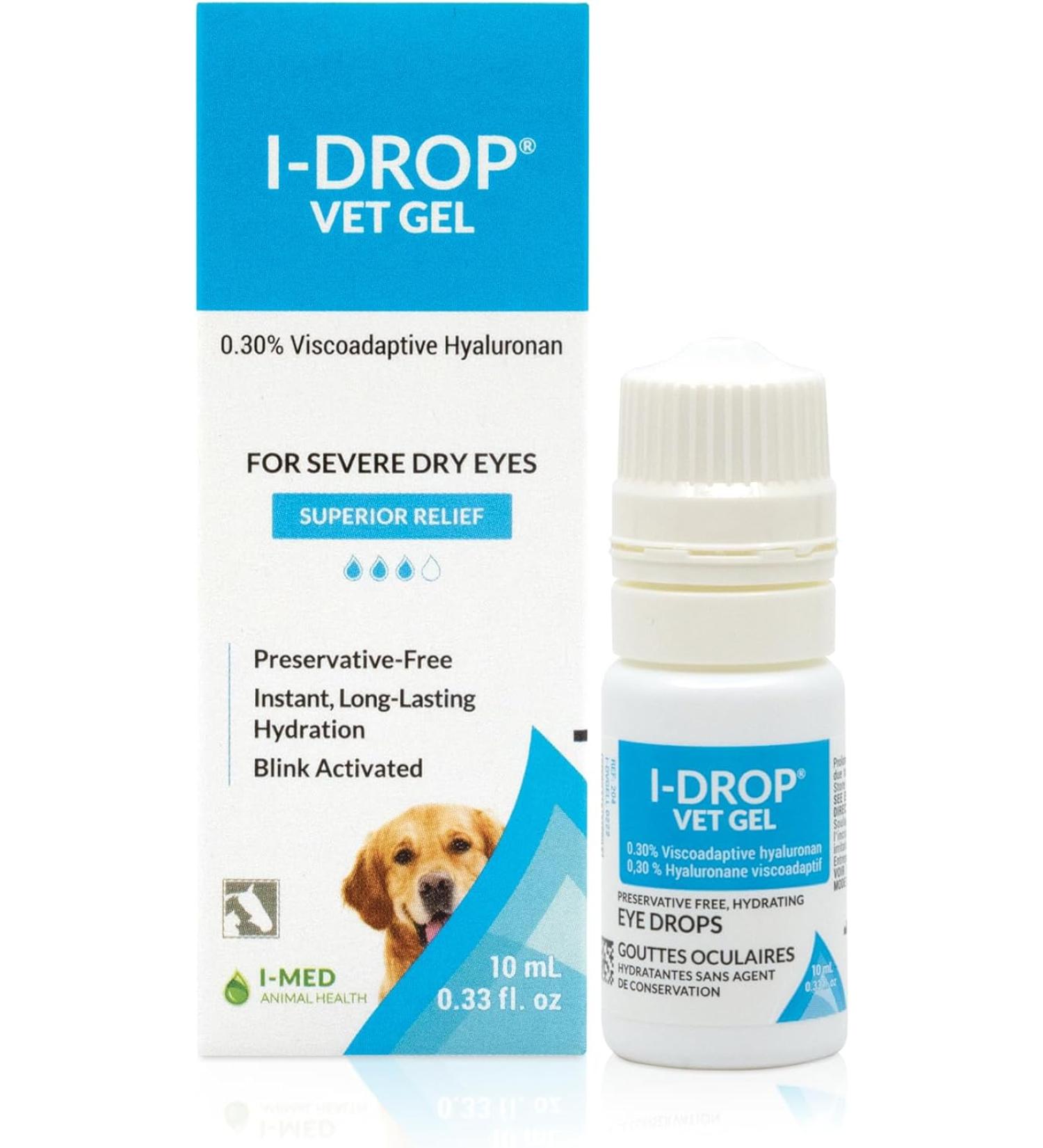 I-DROP VET GEL Eye Drops for Pets - 0.33 Fl Oz. - Buy Online on GoSupps.com