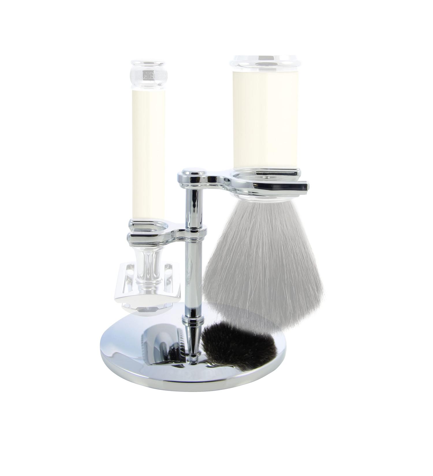 Edwin Jagger Chrome Razor & Shaving Brush Stand RHM9CR - Premium Shaving Accessories for Men | International Shipping Available - Buy Online on GoSupps.com