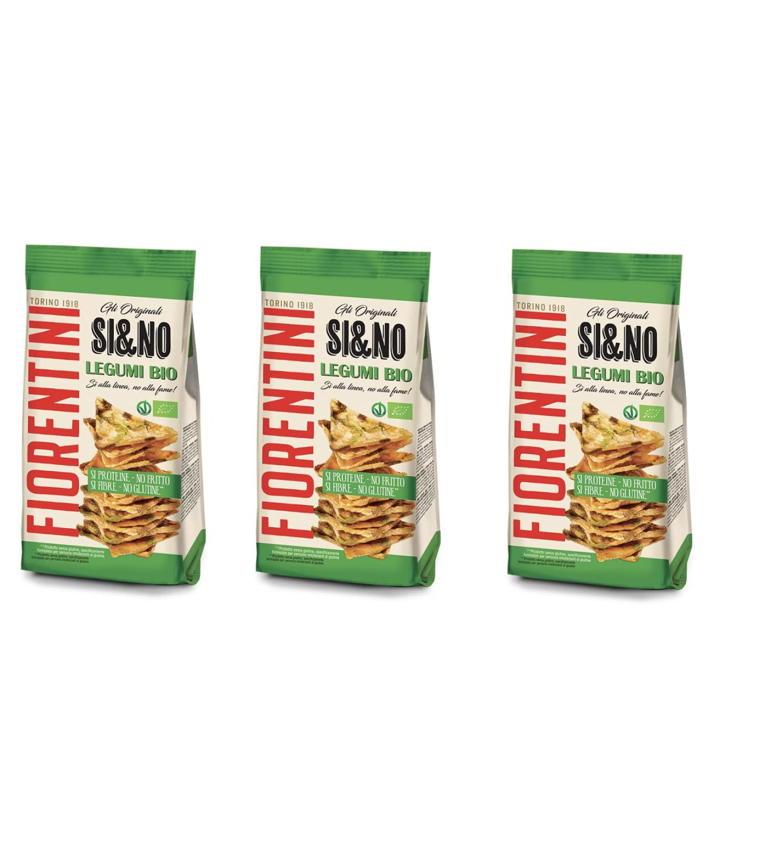  FIORENTINI Fiorentini SI&NO Mini Gallette con Legumi Bio Set of 3 mini corn pancakes with fruit in sleeves 80 g - Buy Online on GoSupps.com
