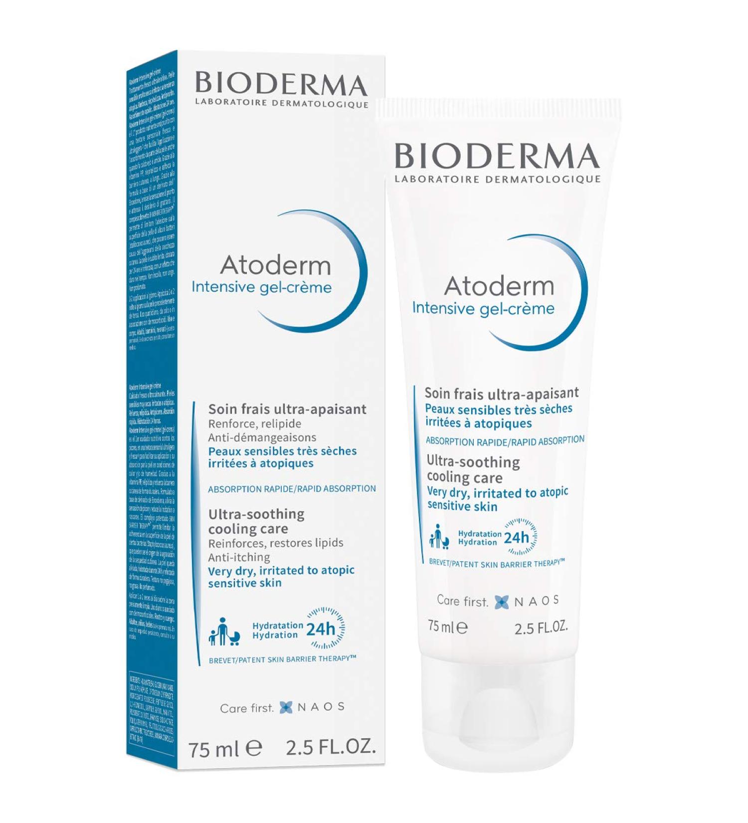Bioderma ATODERM Intensive Atopic Skin Gel 75ml - Daily Moisturizer for Atopic Skin | Buy Online Internationally - Buy Online on GoSupps.com