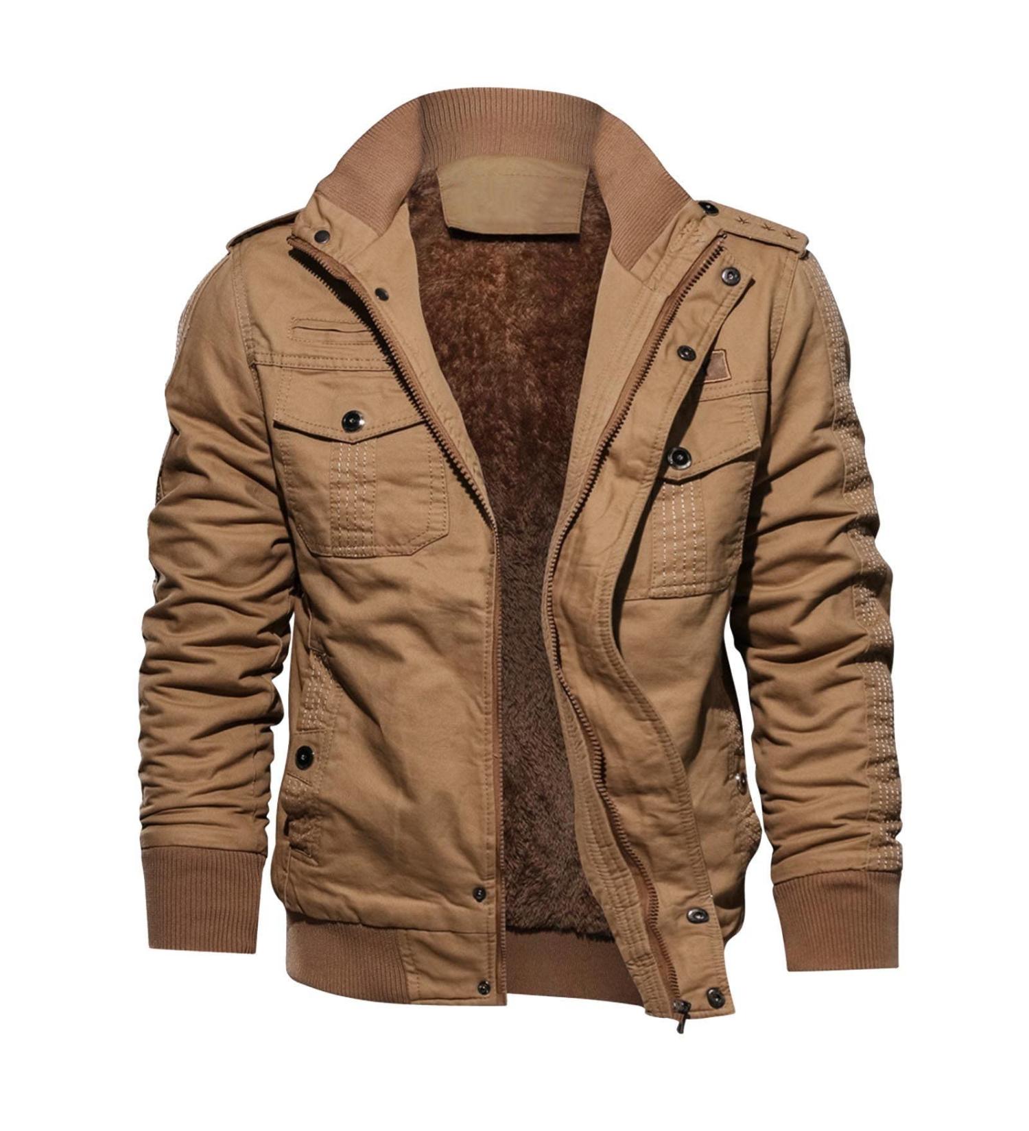 Hanxiulin Fleece Jacket for Men | Plush Hooded Sweater & Cuddly Winter Coat | 6XL Outdoor Warmth & Comfort - Buy Online on GoSupps.com