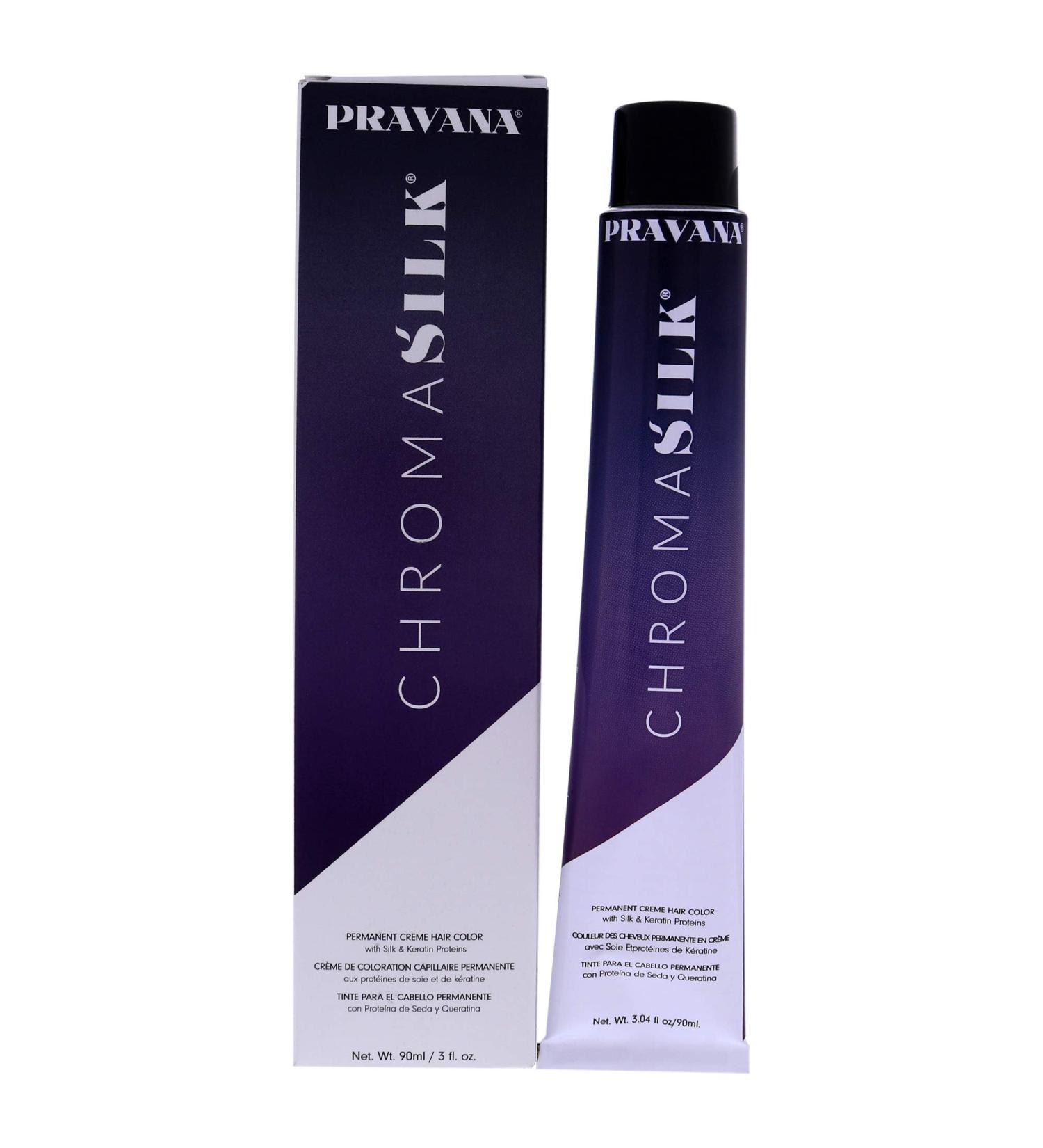 Pravana ChromaSilk Creme Hair Color - 5.11 Light Intense Ash Brown 3 oz - Unisex Hair Color - Buy Online on GoSupps.com