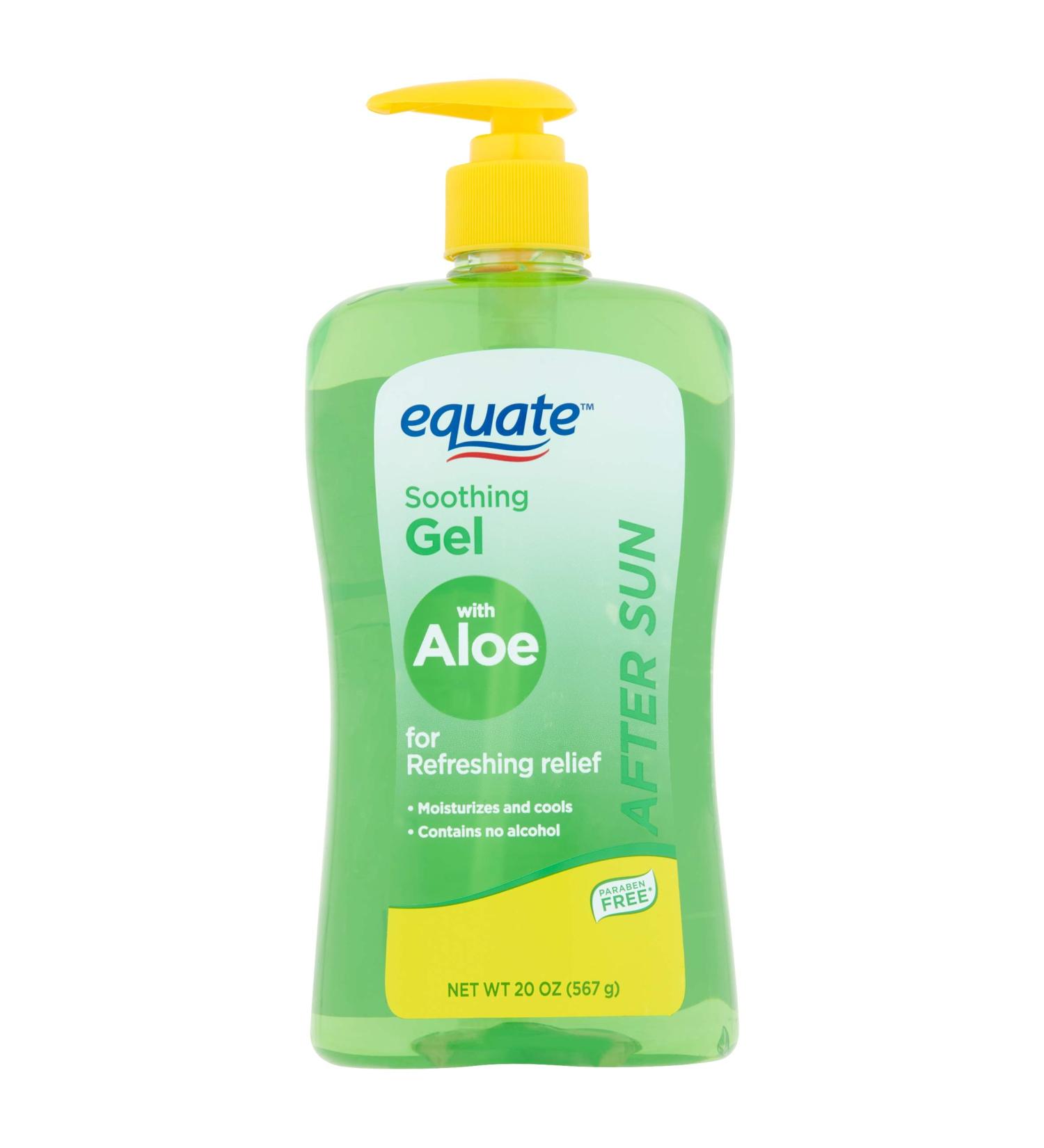 Equate After Sun Moisturizing Soothing Gel with Aloe  20 oz
