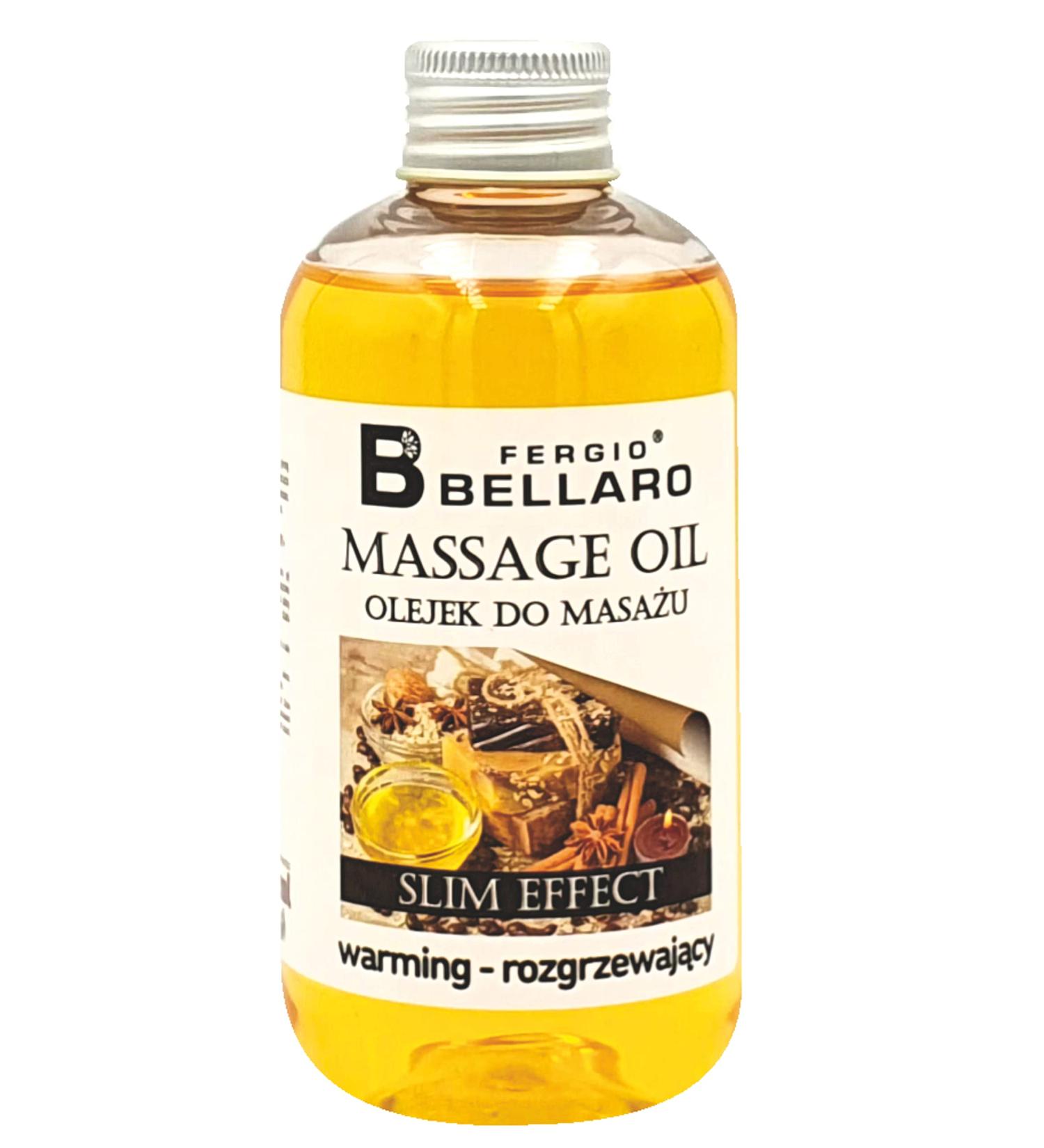 Buy FERGIO BELLARO Slim Effect Massage Oil 200ml - Relaxing & Soothing for International Shipping - Buy Online on GoSupps.com