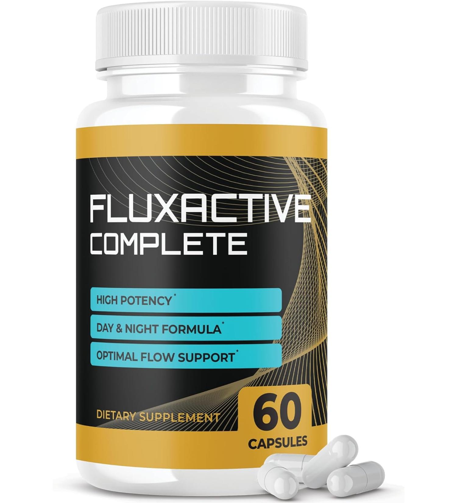 Fluxactive Complete Package Fluxactive Complete for Prostate Health Fluxactive Pills Flux Active Complete (60 Capsules)