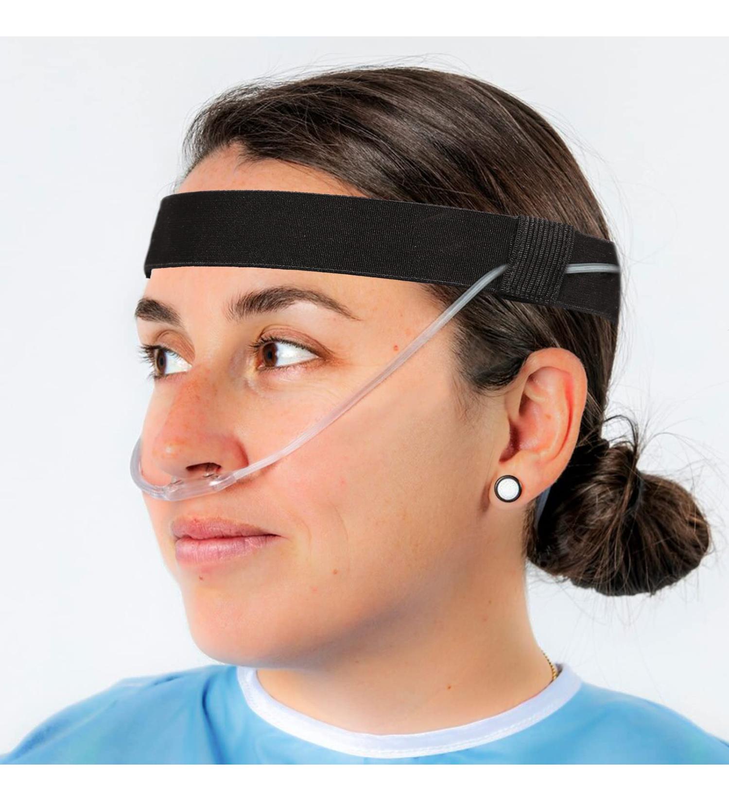 Nasal Oxygen Cannula Ear Protector Headband - Adjustable Comfort for Oxygen Concentrator Users - Buy Online on GoSupps.com