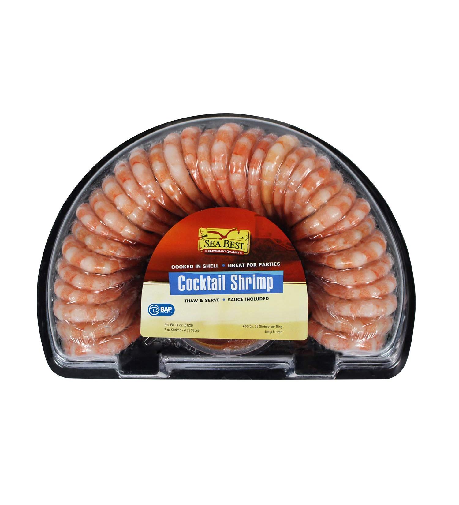 Sea Best Half Moon Style Shrimp Rings with Sauce - 11 Ounce - Buy Online on GoSupps.com