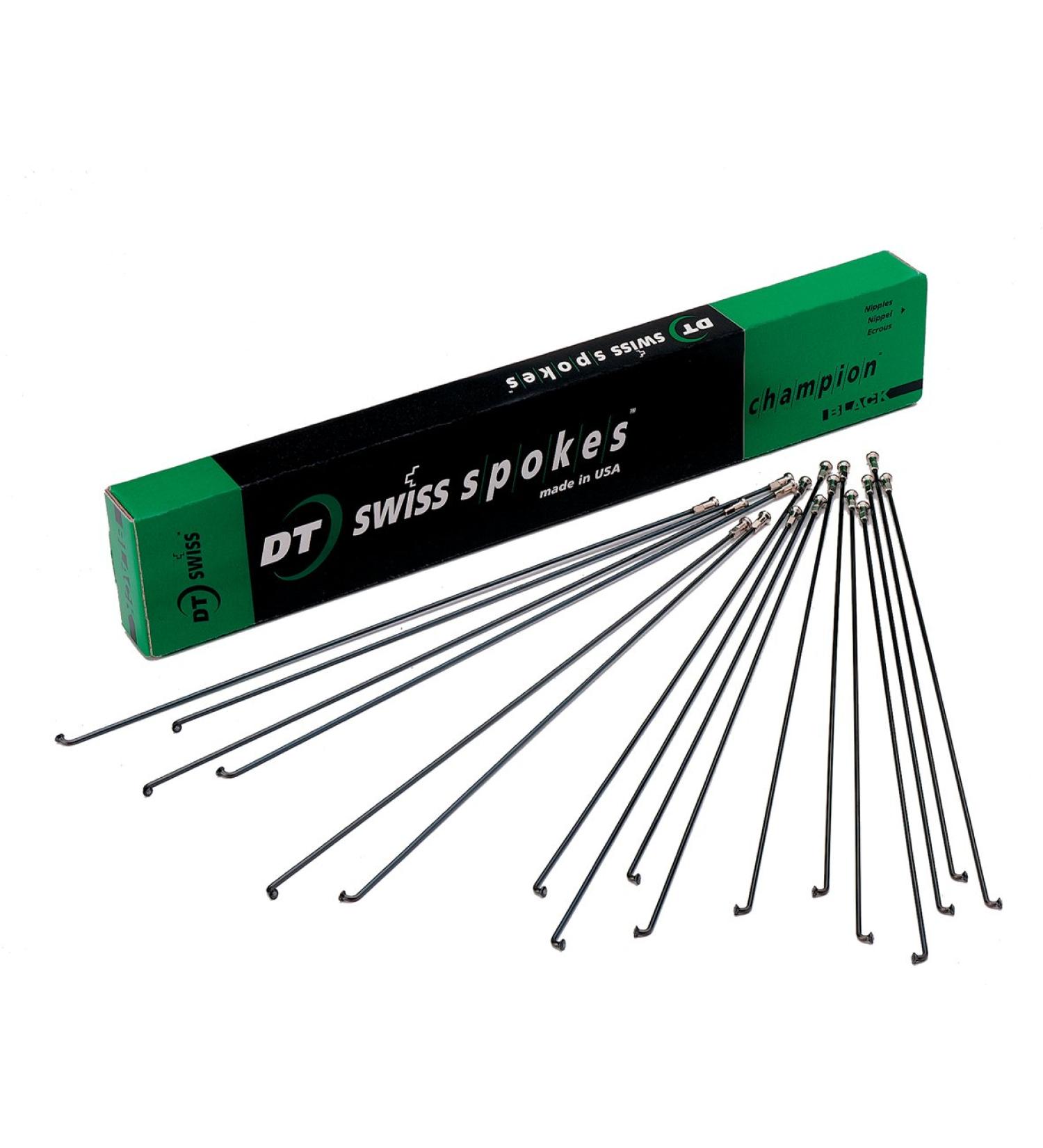 DT Swiss Champion Spokes, Box of 100 - 14G-2.0mm x 294mm