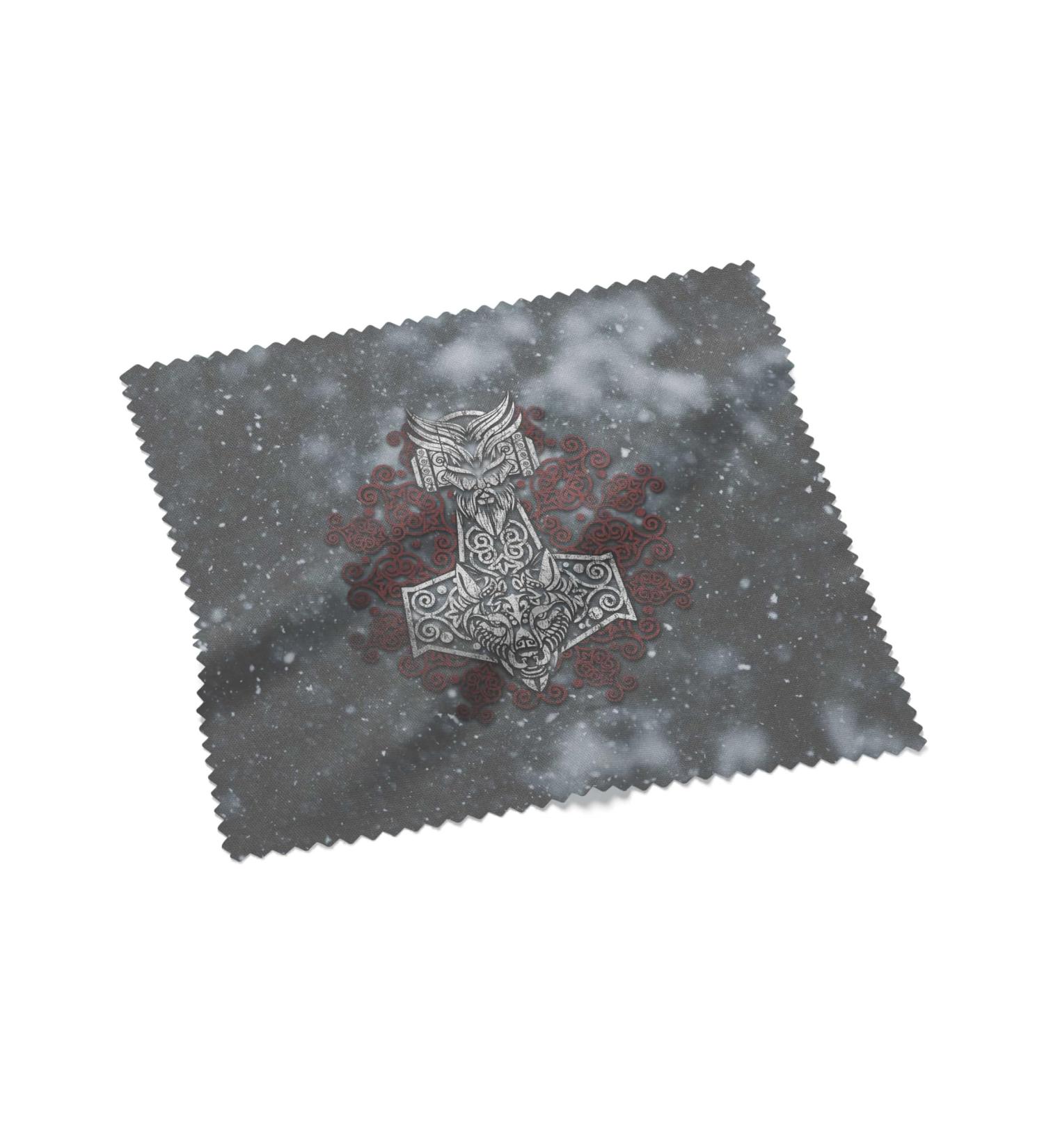 Urban Backwoods Thors Hammer Mj lnir Ornaments Microfiber Cloth Glasses Cleaning Cloth