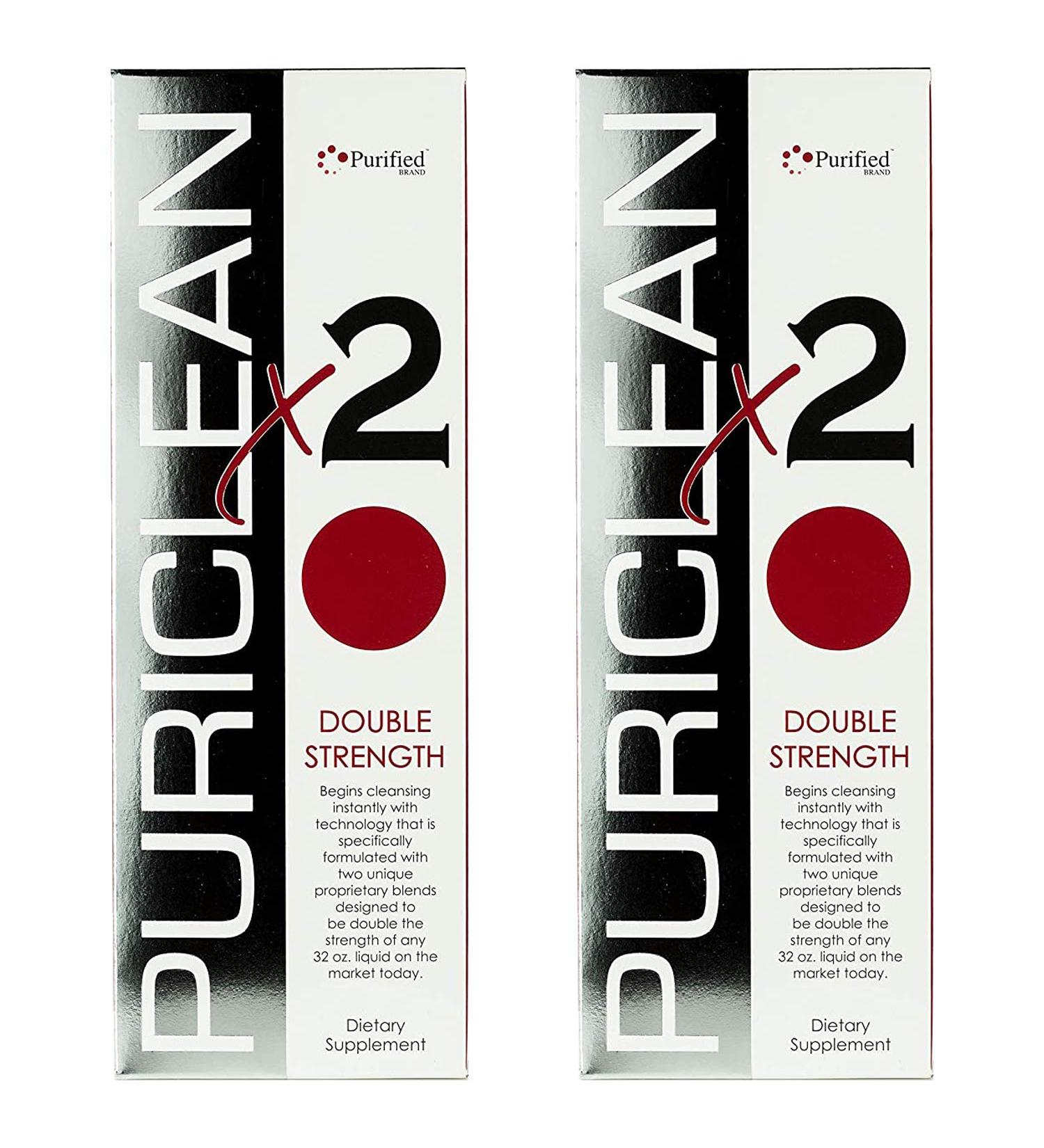 Puriclean X2 Detox Drink, Instant Cleansing Technology - Specifically formulated W/Two Unique Proprietary Blends (2 Pack) 32oz 2 Pound (Pack of 2)