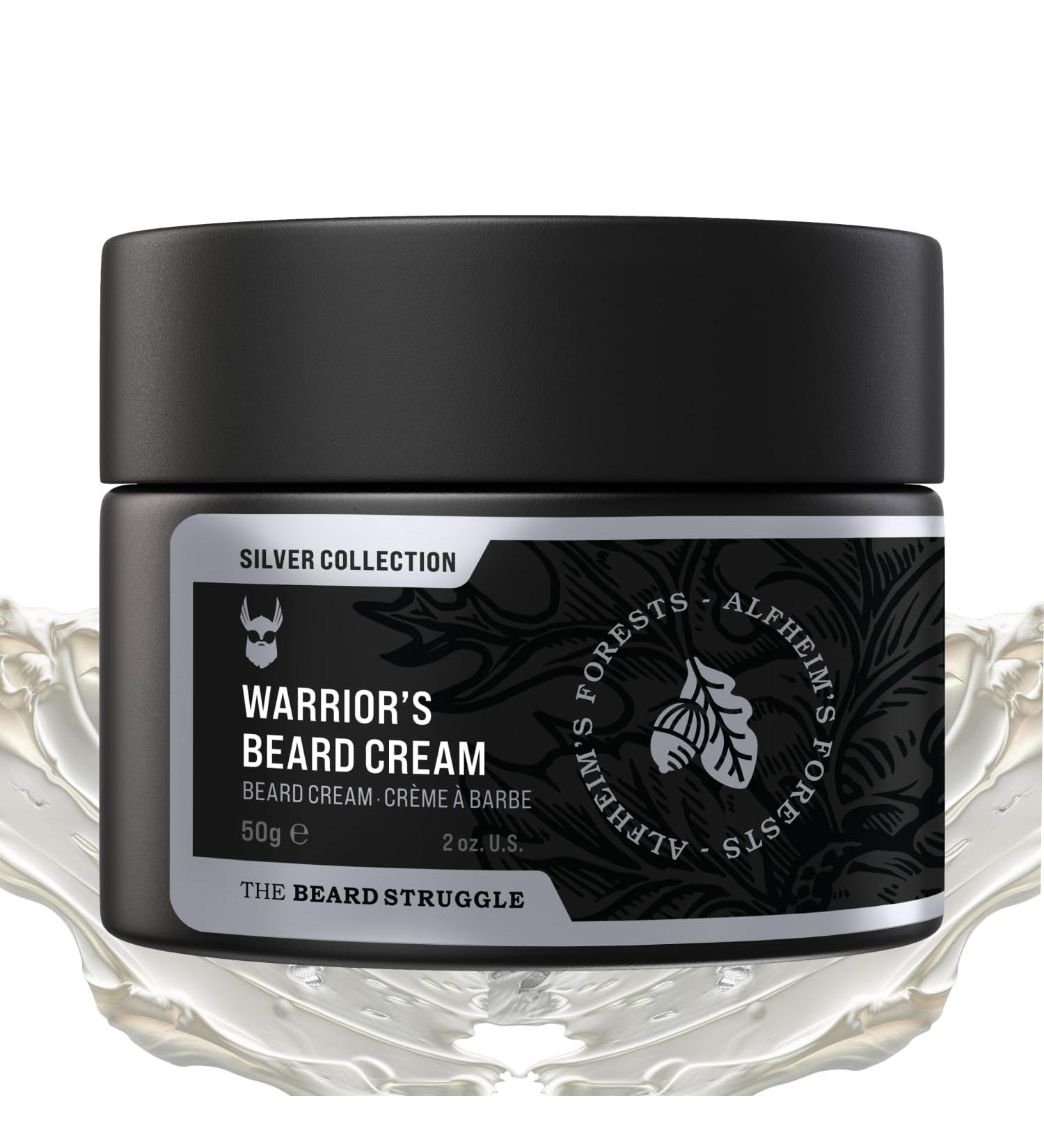 Beard Struggle Alfheim's Forests Beard Cream for Men | Moisturizer & Softener with Avocado & Jojoba Oils - Itch Relief & Hydration - 50g - Buy Online on GoSupps.com