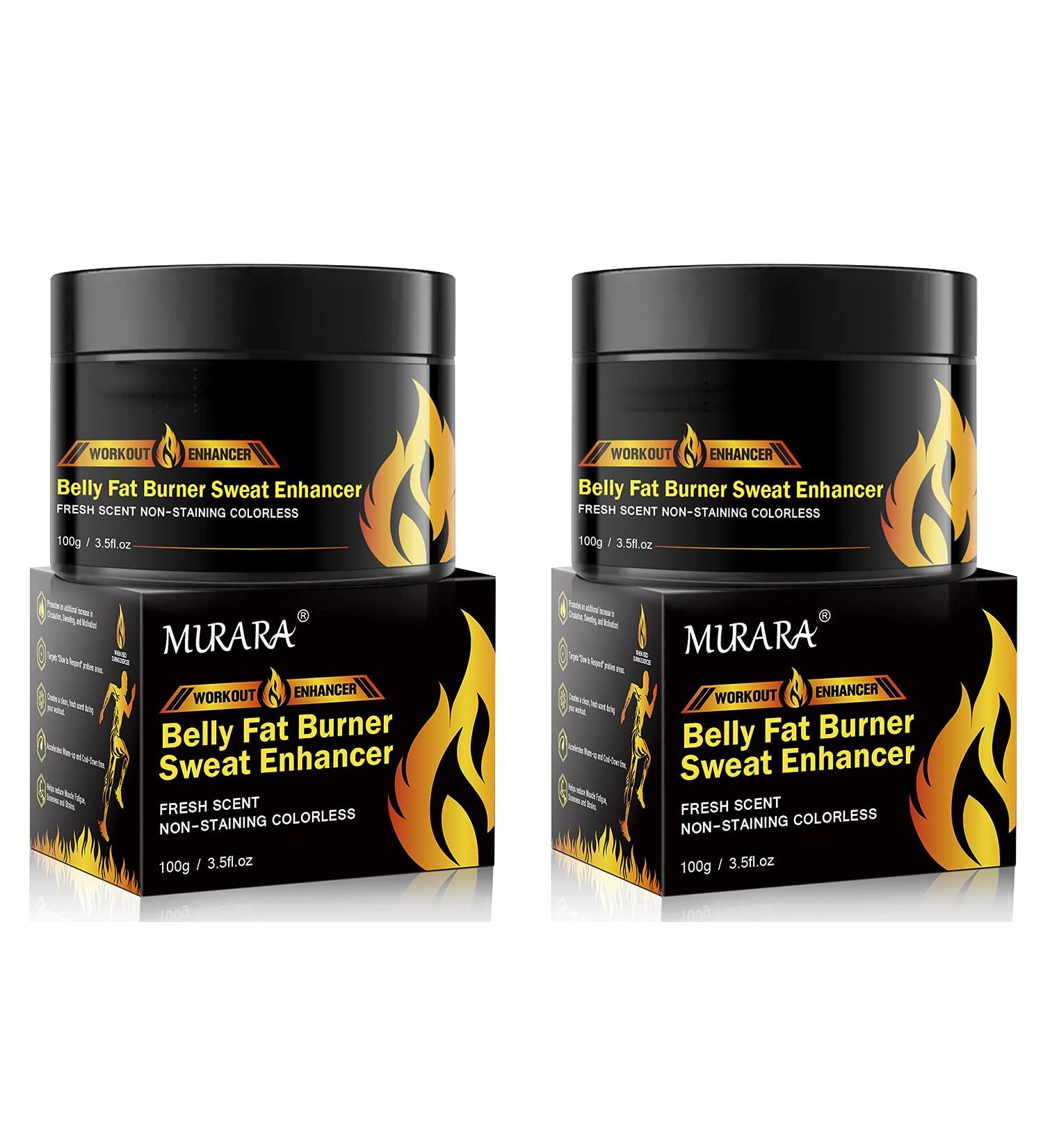 Hot Cream 2Pack Fat Burning Gel | Natural Sweat Enhancer for Belly & Body | Cellulite Treatment | Slimming Cream for Men & Women - 3.5 Oz - Buy Online on GoSupps.com