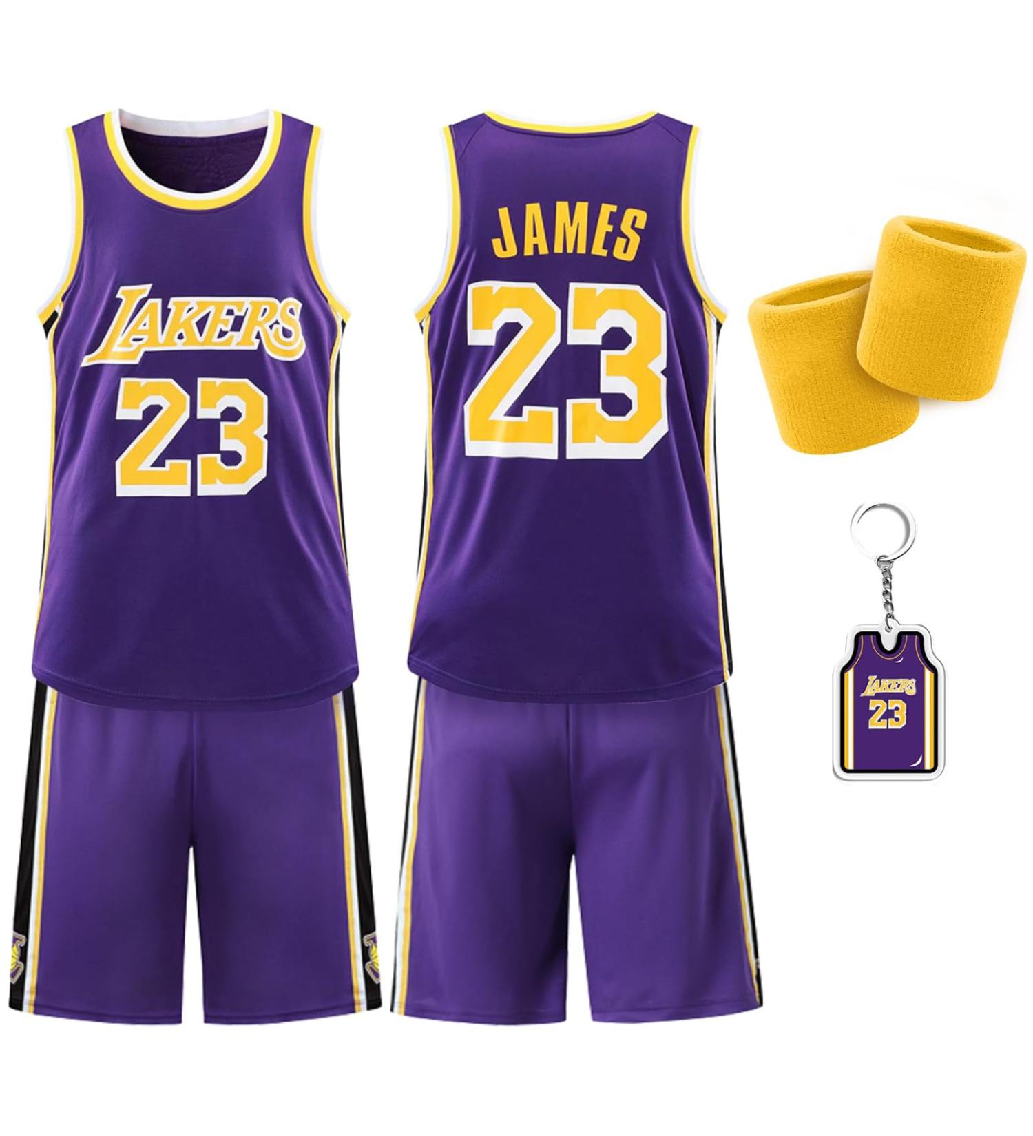 Buy Pardofelis Kids Basketball Jersey & Shorts Set - Quick Drying Purple | Perfect for Training & Play - Buy Online on GoSupps.com