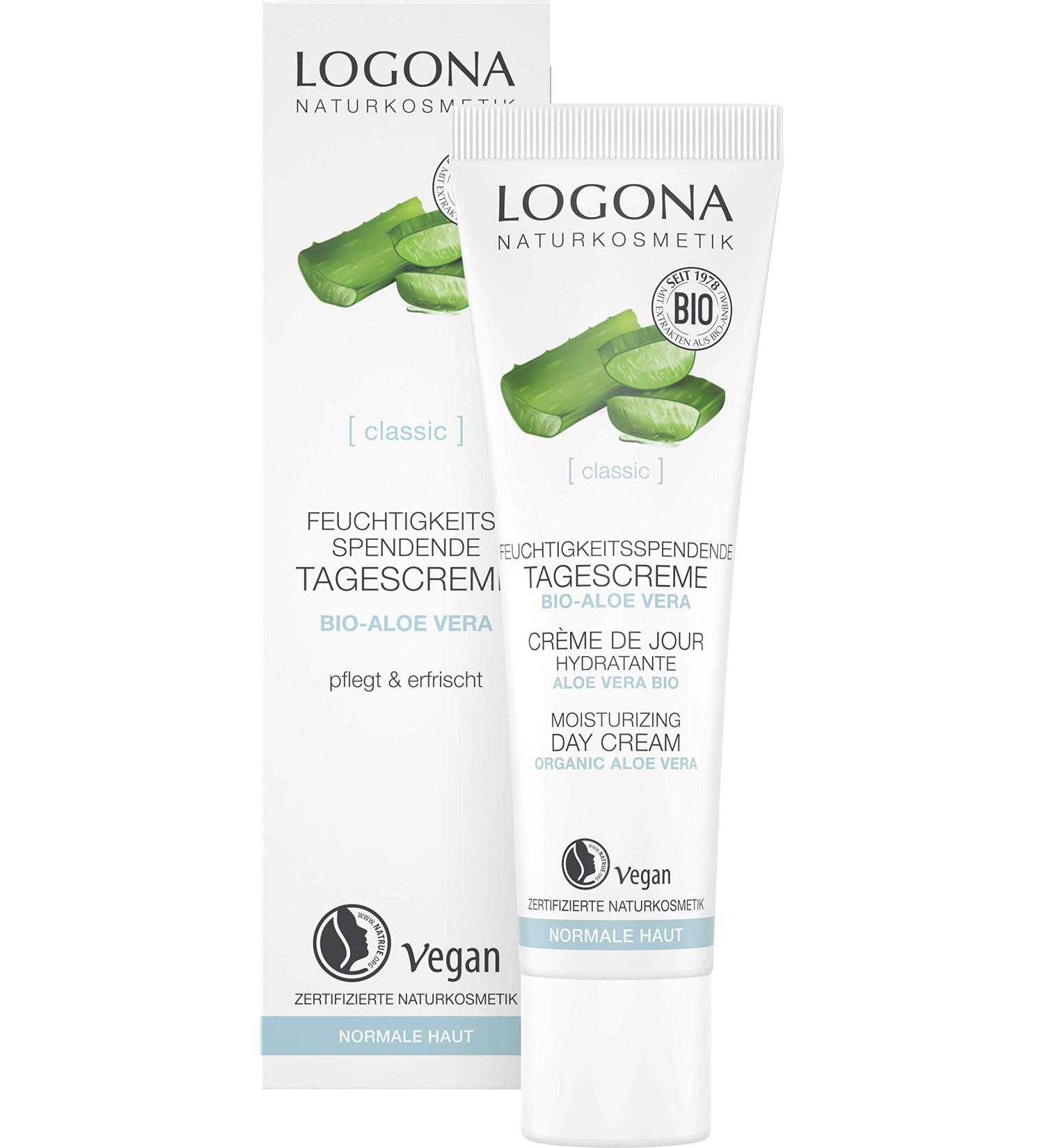 LOGOCOS Logona Moisturizing day cream with organic aloe vera 30 ml - Buy Online on GoSupps.com