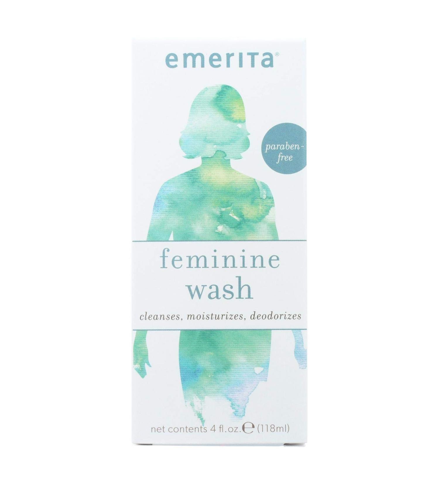 Feminine Cleansing & Moisturizing Wash Emerita 4 oz Liquid
