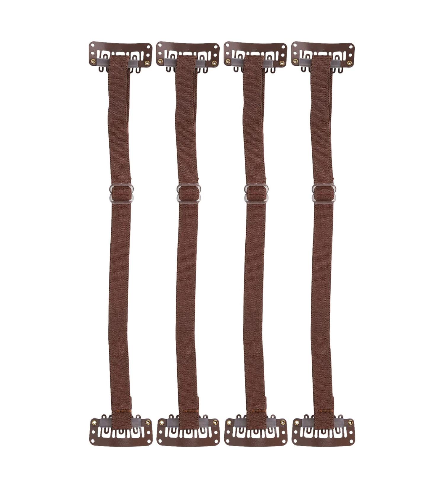 4PCS Face Lift Bands | Elastic Facial Lift Belt for Eye Wrinkle Removal | V Shaped Slimming Face Bands (Brown) - Buy Online on GoSupps.com