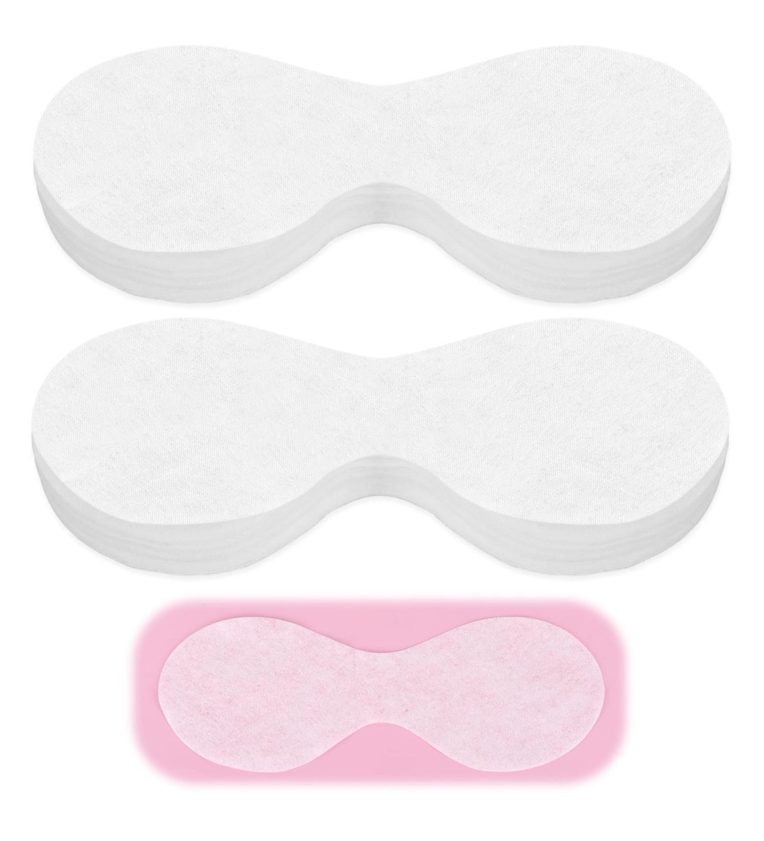 Disposable Non Woven Eye Care Masks - 200 Sheets Eye Covers for Skincare & Makeup | Cotton Facial Spa Paper - Buy Online on GoSupps.com