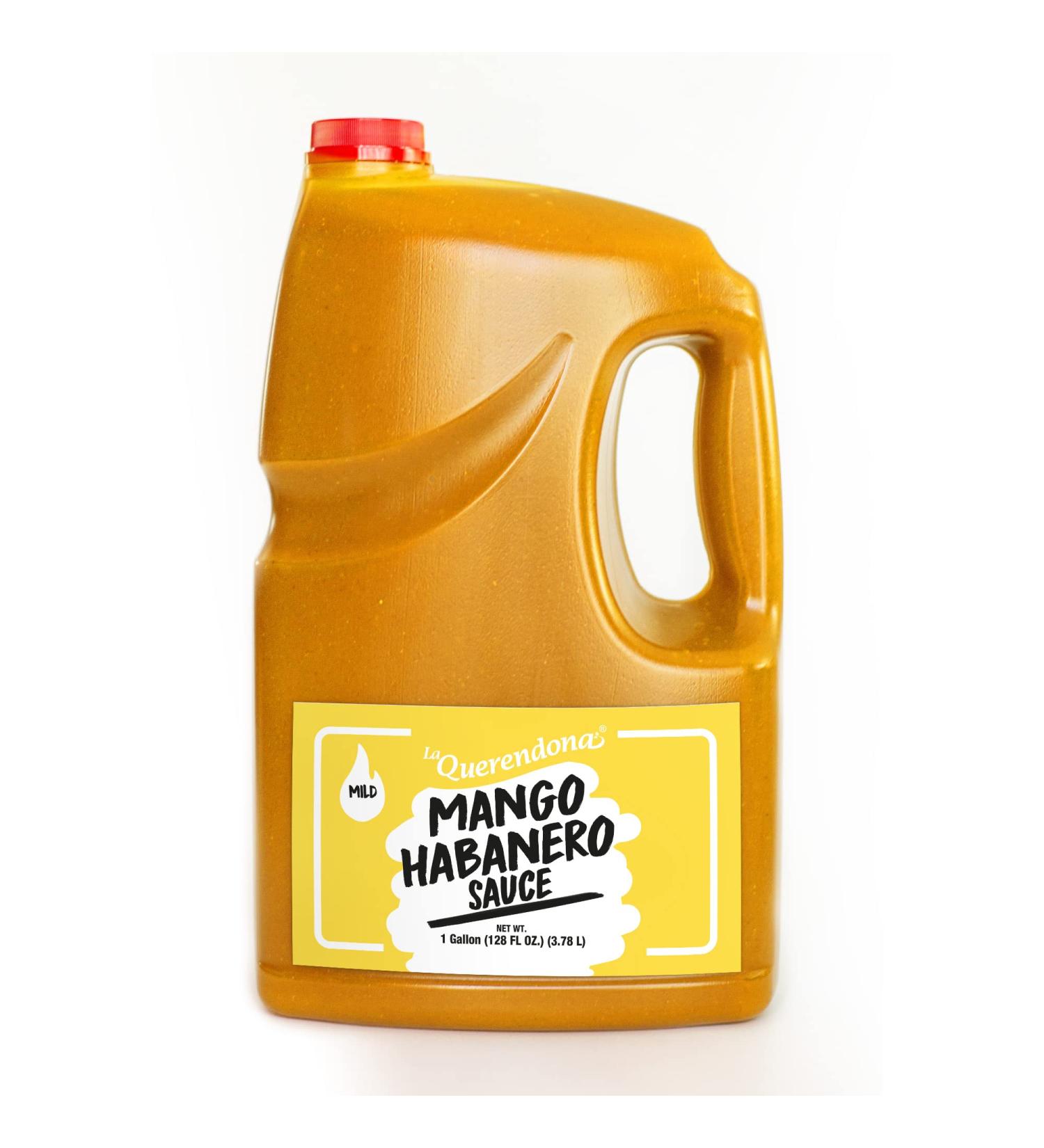 La Querendona Mango Habanero Sauce Gallon Jug - Perfect for Wings, Chicken, Marinades - Buy Online on GoSupps.com