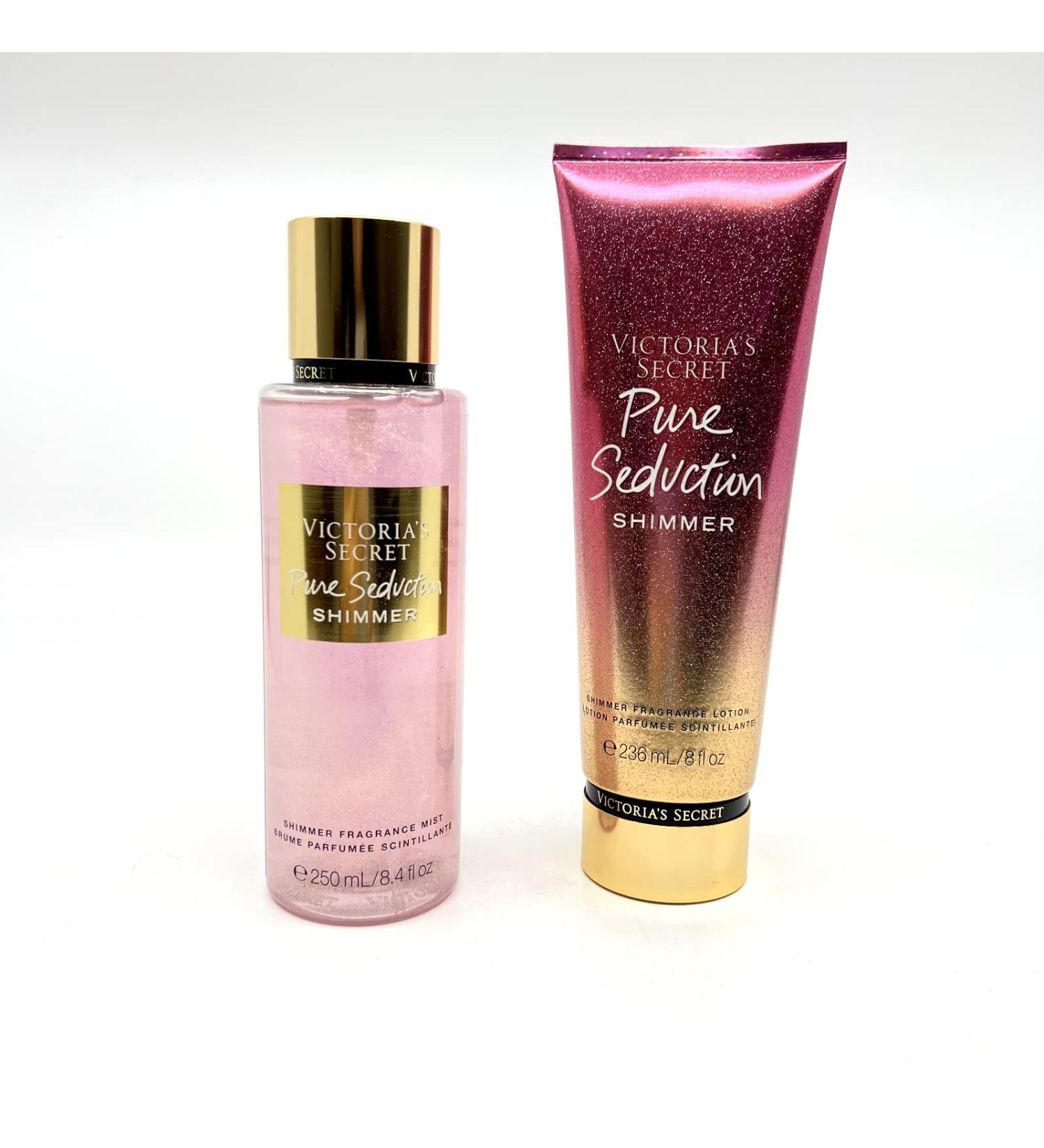 Victoria Secret Pure Seduction Shimmer Mist Lotion set Duo Bundle