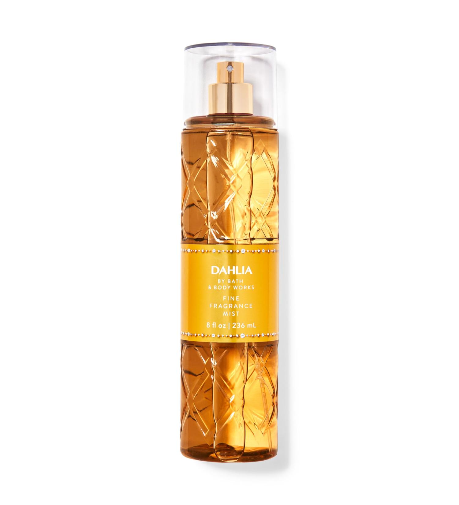 Bath & Body Works Dahlia Fine Fragrance Mist 8 Fluid Ounce Spray (Packaging As Pictured)