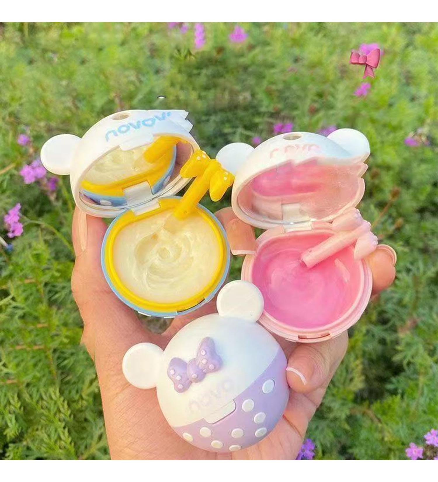 Mouse Ears Lip Balm - Tinted Soothing Lip Lightener and Conditioning Mask for Moisture Shine and Hydration - Instant Effects (3 Colors) - Buy Online on GoSupps.com