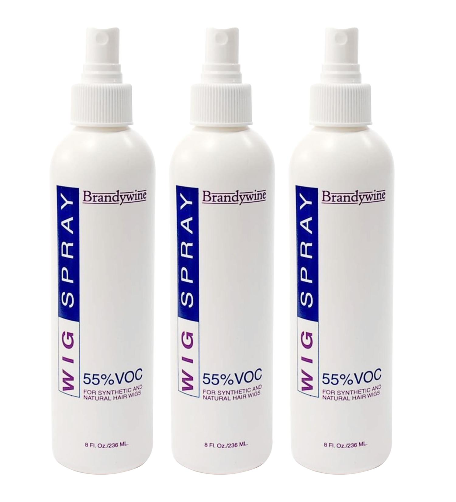 Brandywine Non-Aerosol Wig Spray for Synthetic and Natural Hair Wigs (3 Pack) 0.33 Ounce (Pack of 3) - Buy Online on GoSupps.com