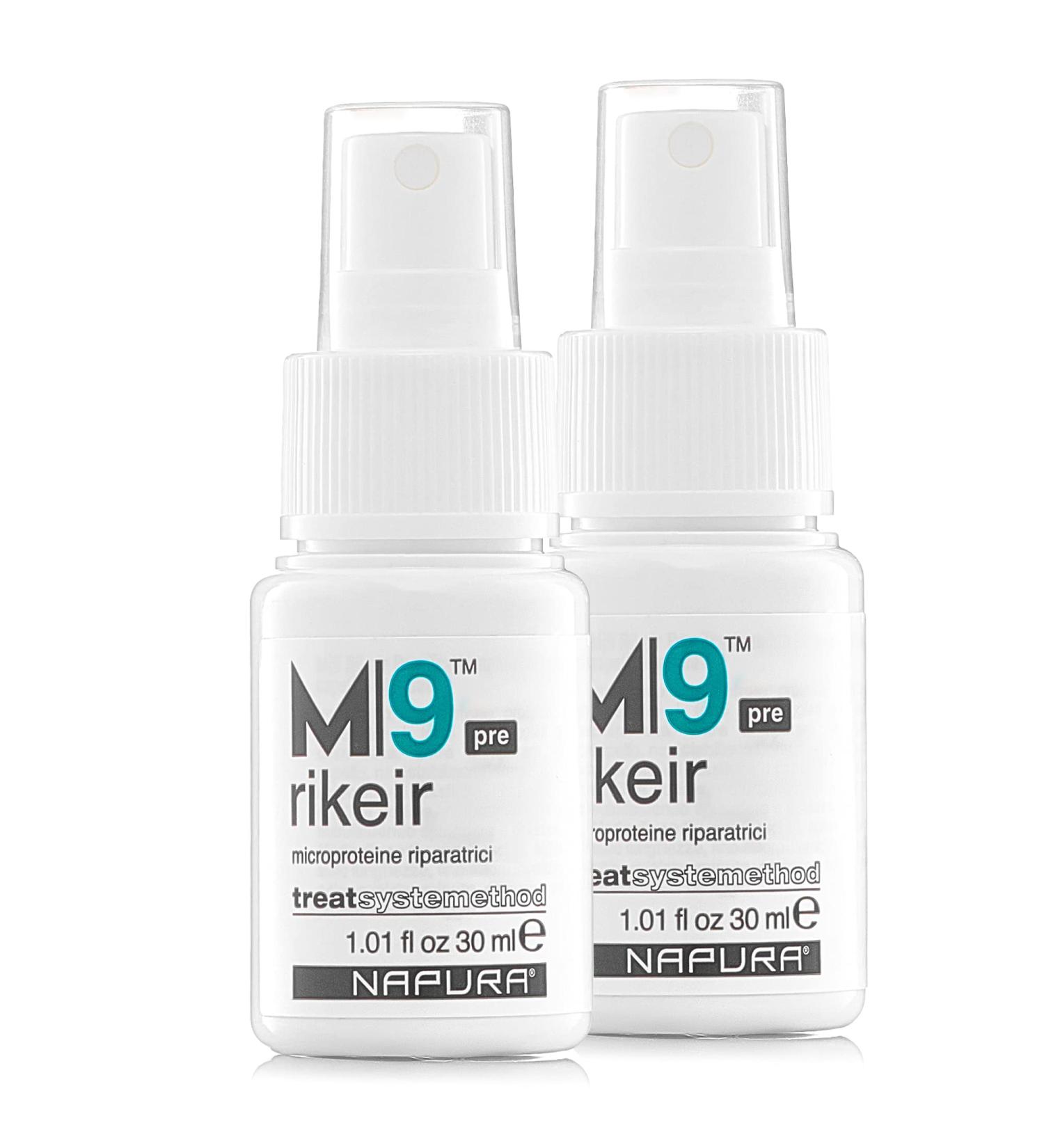 M9 Innovative Hair Repair Treatment - Sulfate & Paraben Free Pre-Shampoo Serum for Damaged Hair - Avocado Oil Infused (1.01 fl oz x 2) by NAPURA - International Shipping Available - Buy Online on GoSupps.com