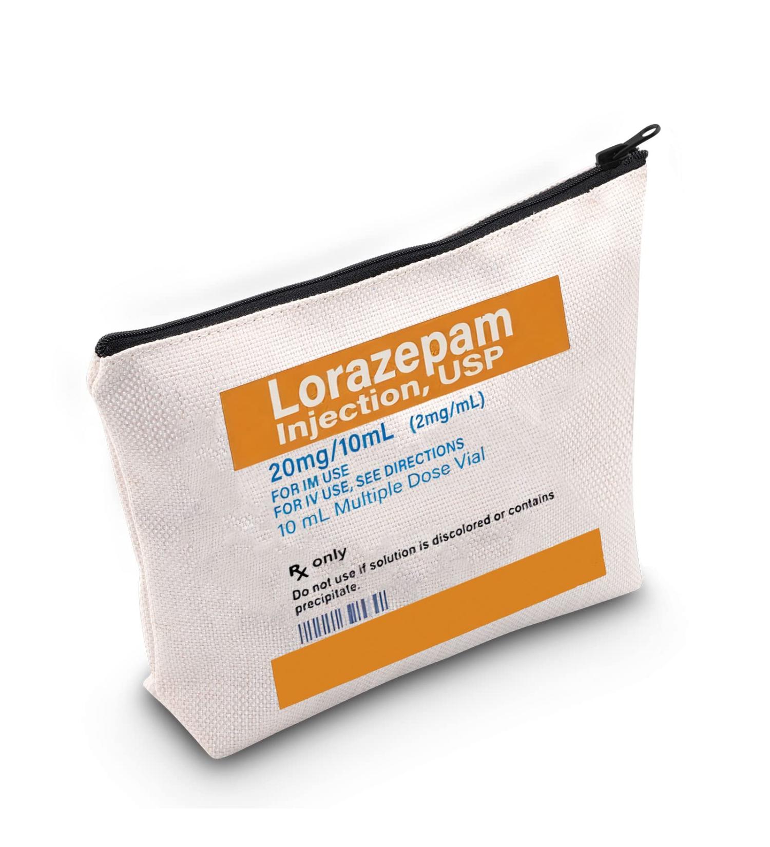 Nurse Makeup Bag Nurse Gift Nursing Bag Medication Nurse Gift ICU Nurse Gift Er Nurse Gift Anesthetist Gift Nurse Survival Kit (Lorazepam .) - Buy Online on GoSupps.com