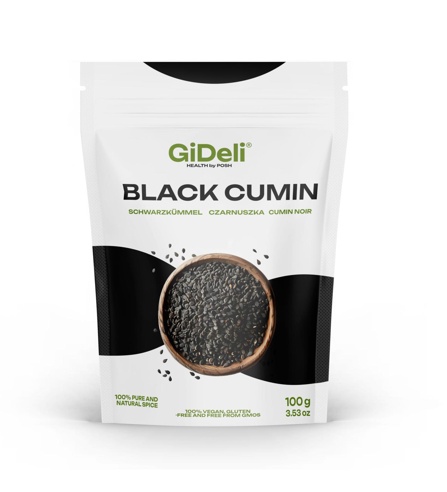  GiDeli GiDeli Whole Nigella Seeds 0.1kg Real Black Seed Versatile in Your Kitchen - Buy Online on GoSupps.com