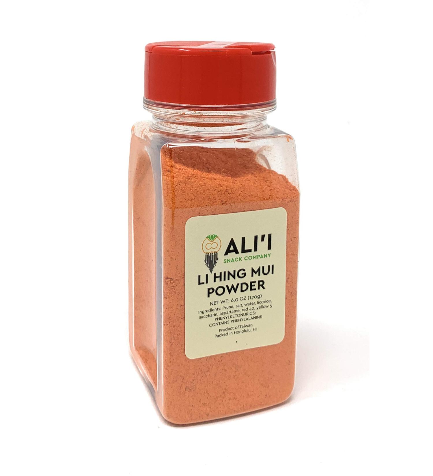 Alii Snack Co Li Hing Mui Powder 6 oz - Authentic Hawaiian Seasoning - Buy Online on GoSupps.com