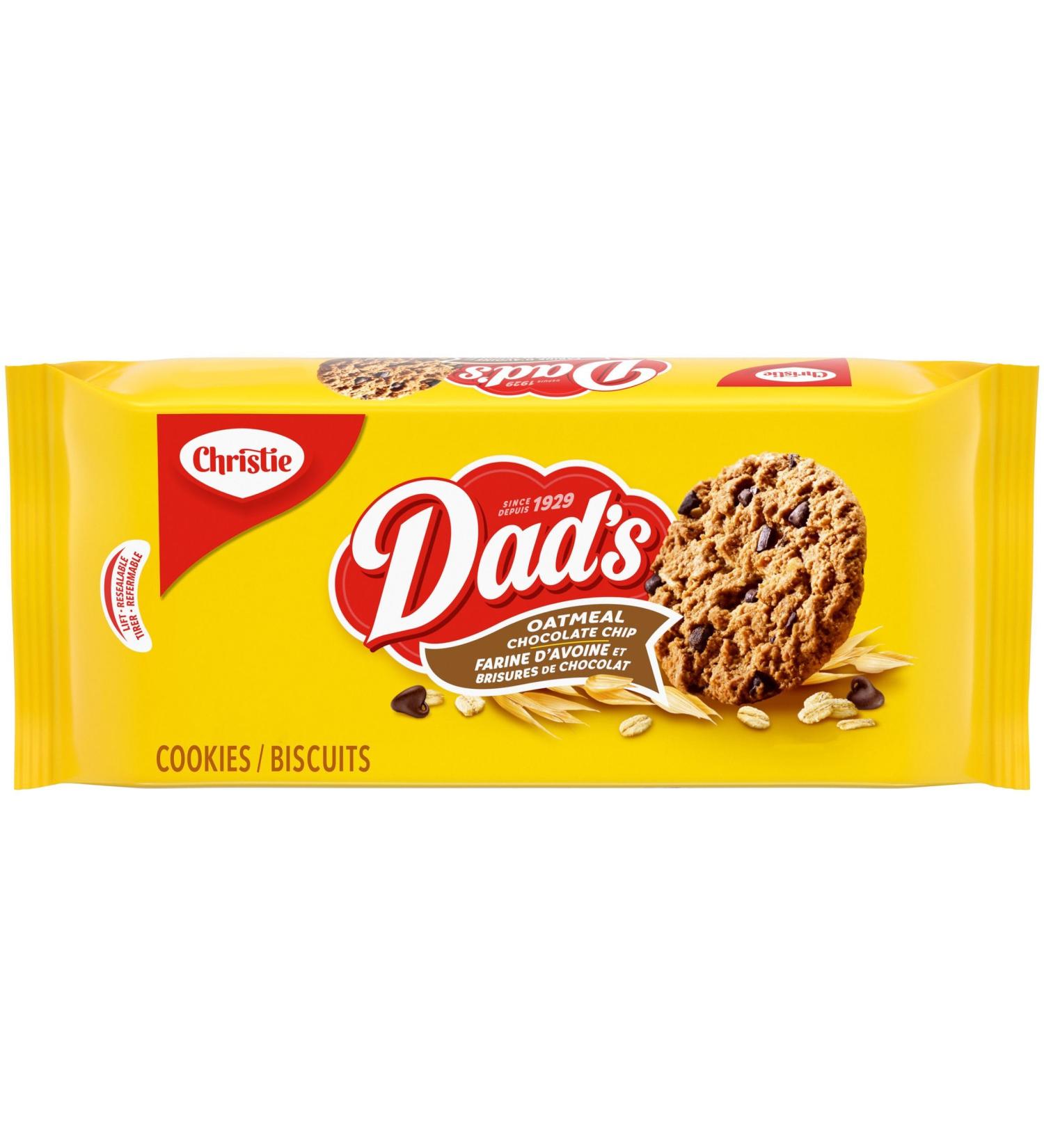 Dads Oatmeal Chocolate Chip Cookies 305 g Oatmeal chocolate chip 305 g (Pack of 1) - Buy Online on GoSupps.com