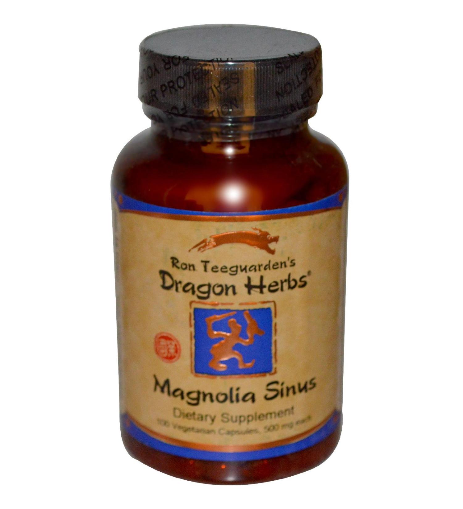 Dragon Herbs Magnolia Sinus 500 mg 100 Vegetarian Capsules