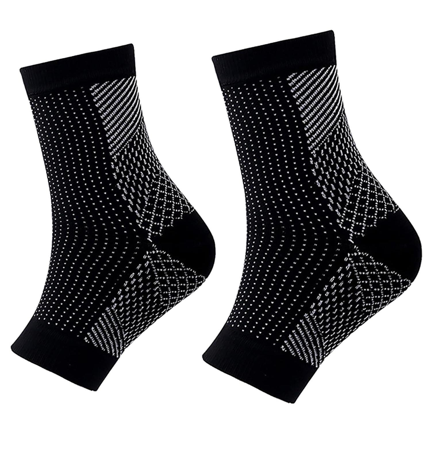 Shop AQSQWQ Compression Stockings for Men & Women - Adjustable Foot & Ankle Support | L-XL Sizes Available - Buy Online on GoSupps.com