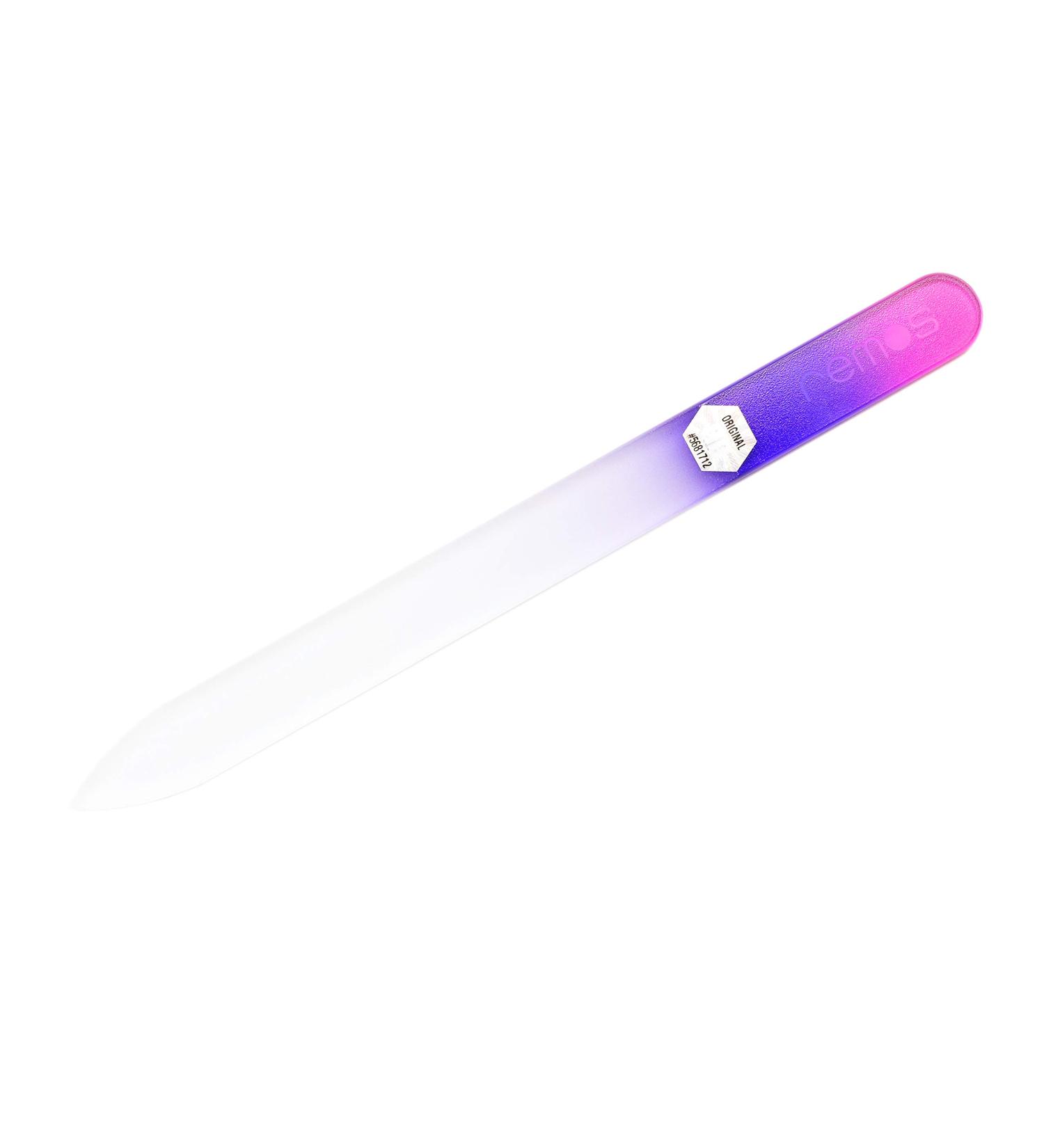 REMOS Tempered Glass Nail File - Double-Sided Red-Purple | Professional Nail Care - Buy Online on GoSupps.com