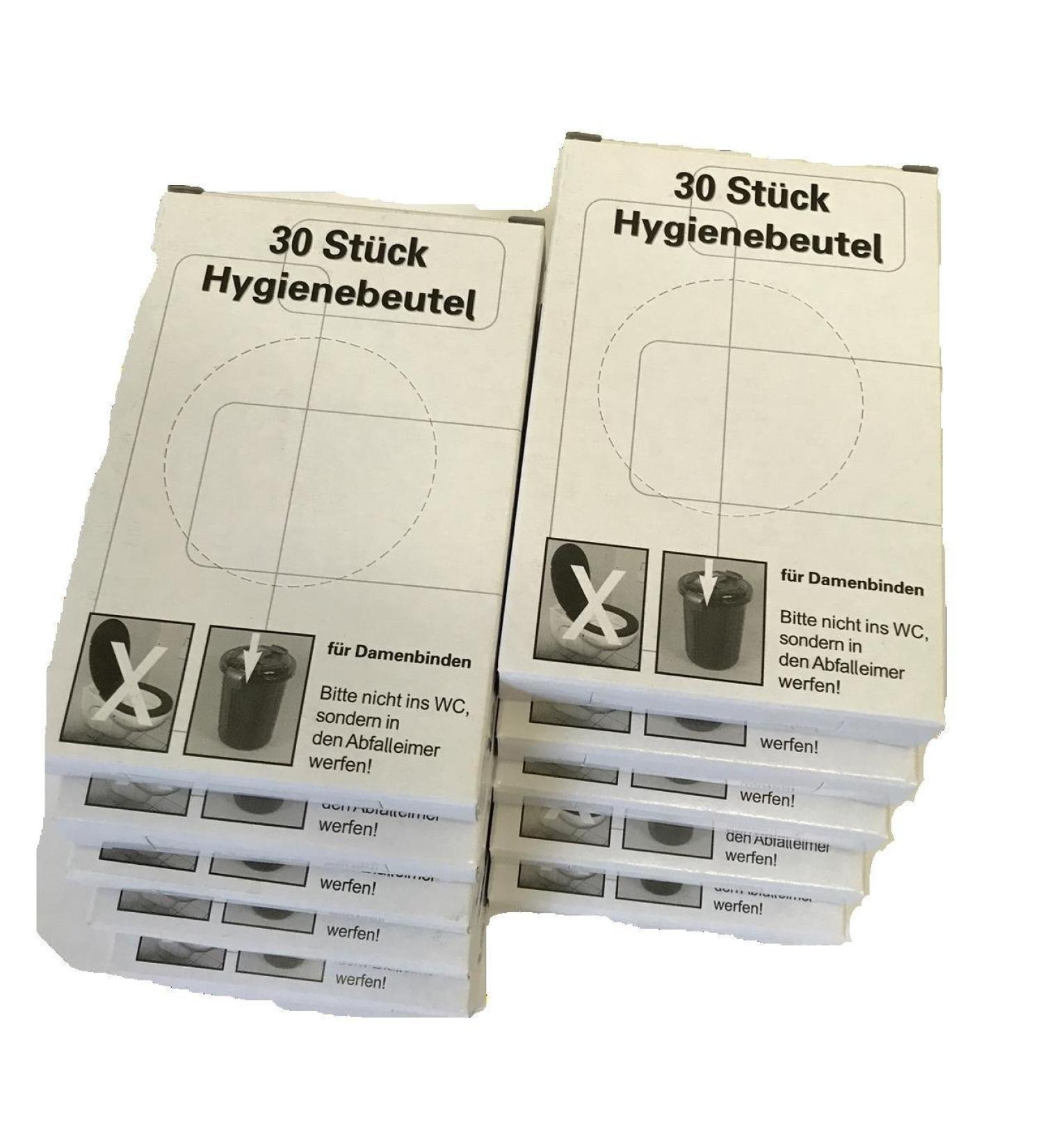 300 pcs. hygiene bags for sanitary towels (10 packs of 30 pieces each) Carmesin.com GmbH Edition