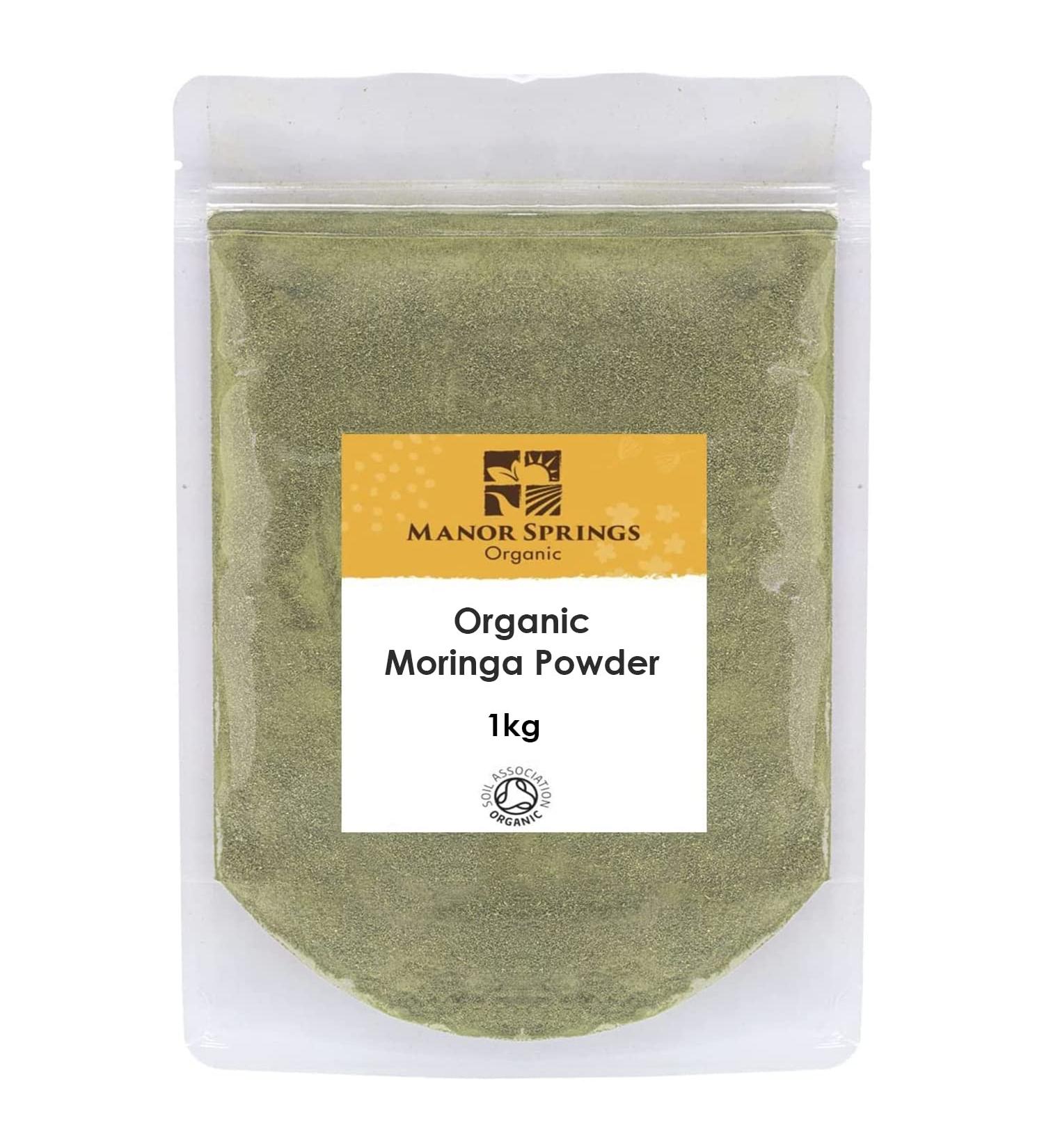 Organic Moringa Powder 1kg - Buy Online on GoSupps.com