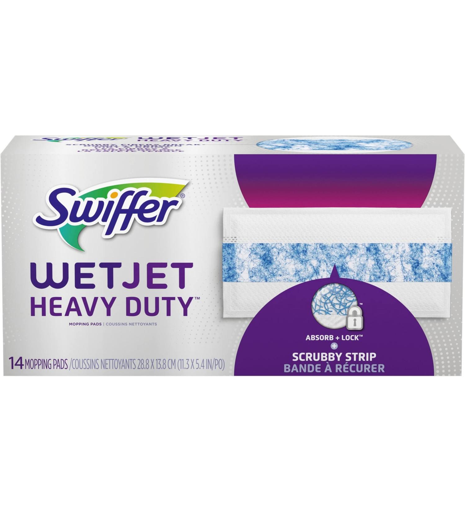 Swiffer Wetjet Pads with The Power of Mr. Clean Magic Eraser, 14 Count 14 Count (Pack of 1)