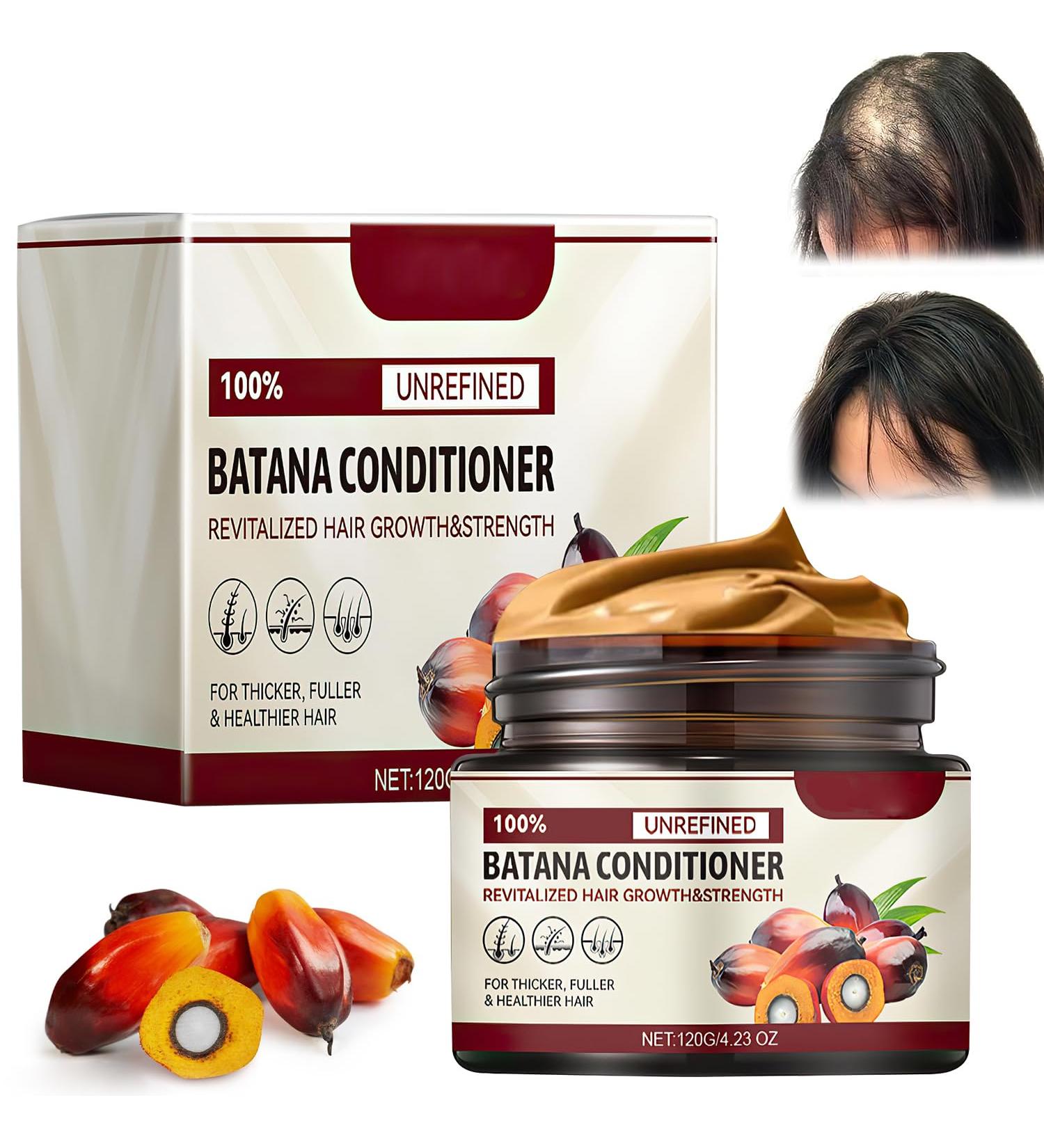 Batana Organic Hair Growth Oil & Conditioner | 100% Natural from Honduras | Restores Damaged Hair for Men & Women - Buy Online on GoSupps.com