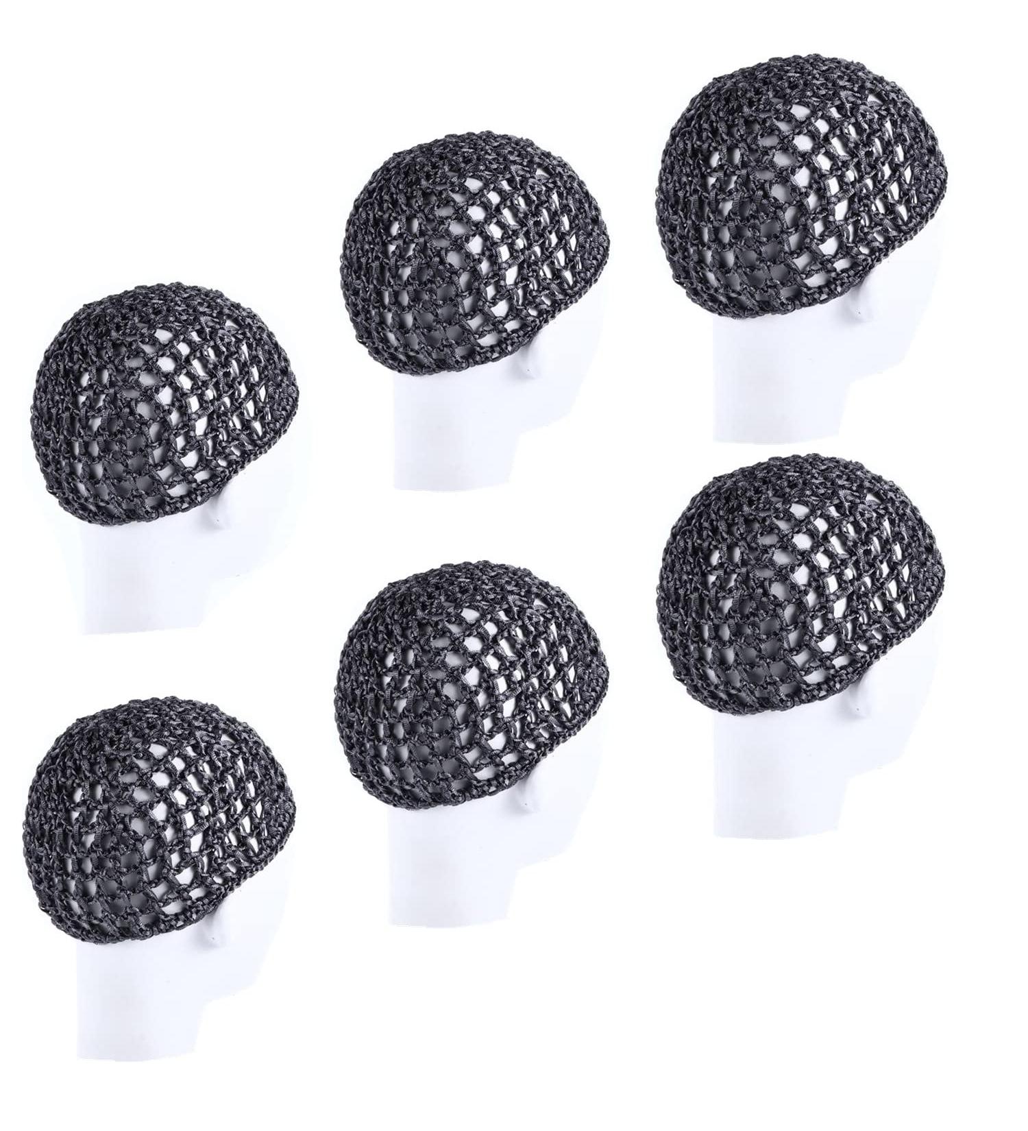 Hdeayod 6 Pack Mesh Crochet Hair Net Doobie Wrap for Short Black Hair - Snoods Cover for Sleeping - Women's Hair Ornament - Buy Online on GoSupps.com