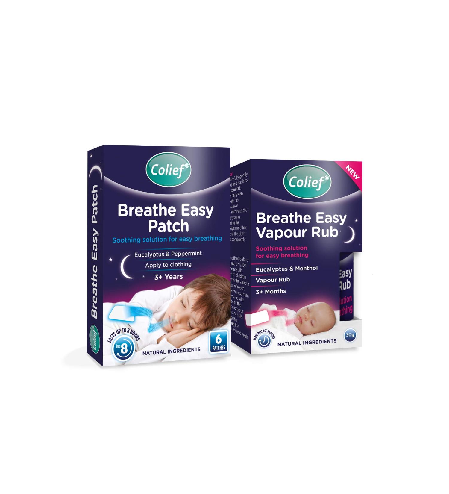 Colief Breathe Easy Bundle: Vapor Rub & Patches for Clear Breathing - Buy Online on GoSupps.com